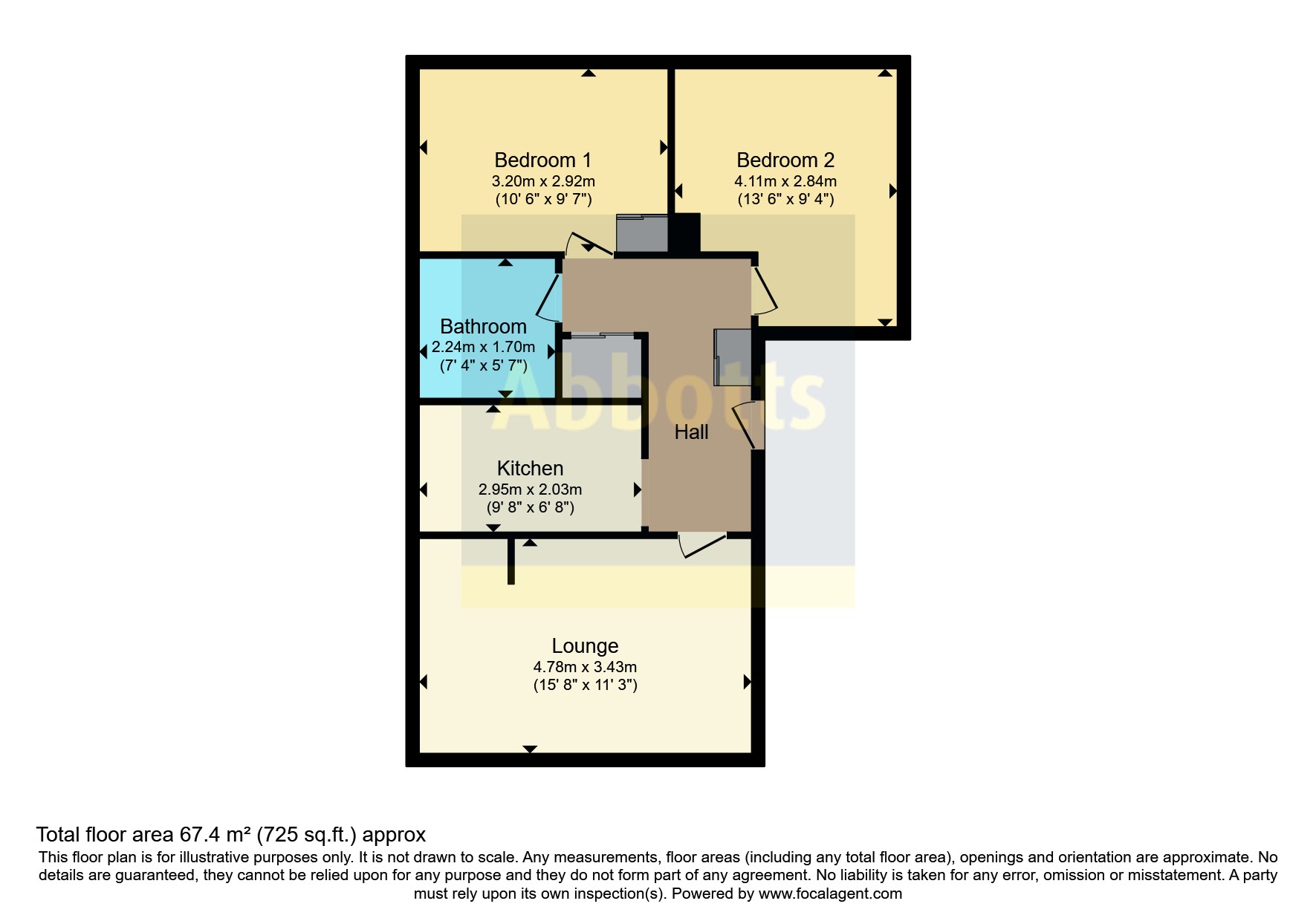 Flat 13, Travers Court,, Runton House Close, Cromer floorplan