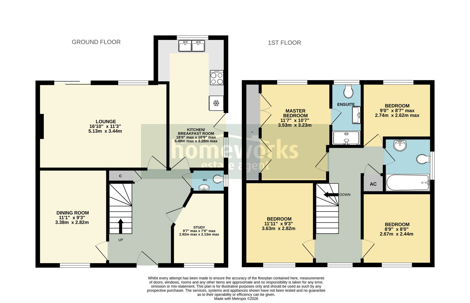 20, Townshend Road, Dereham floorplan