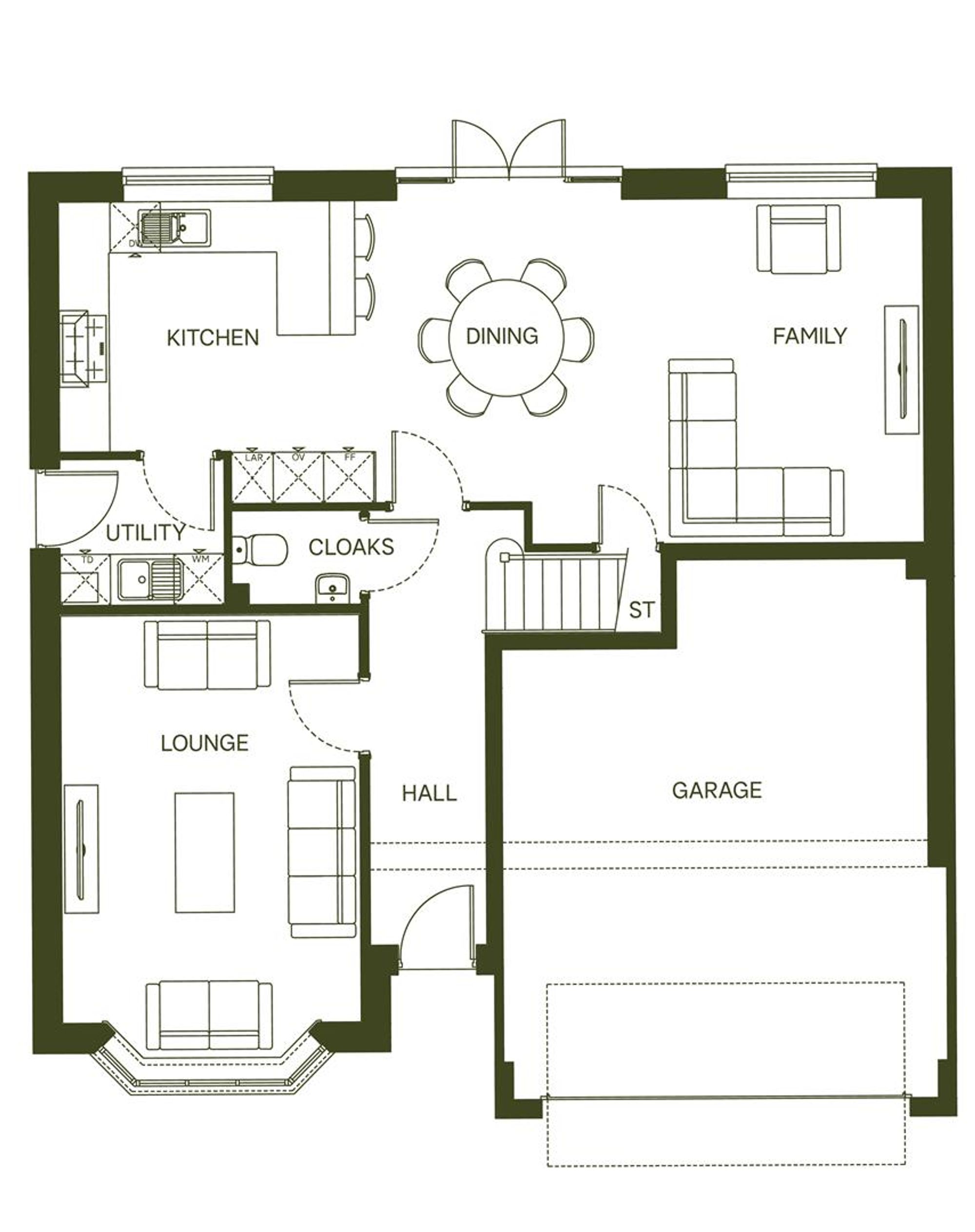 Trevalyn Place, Rossett floorplan