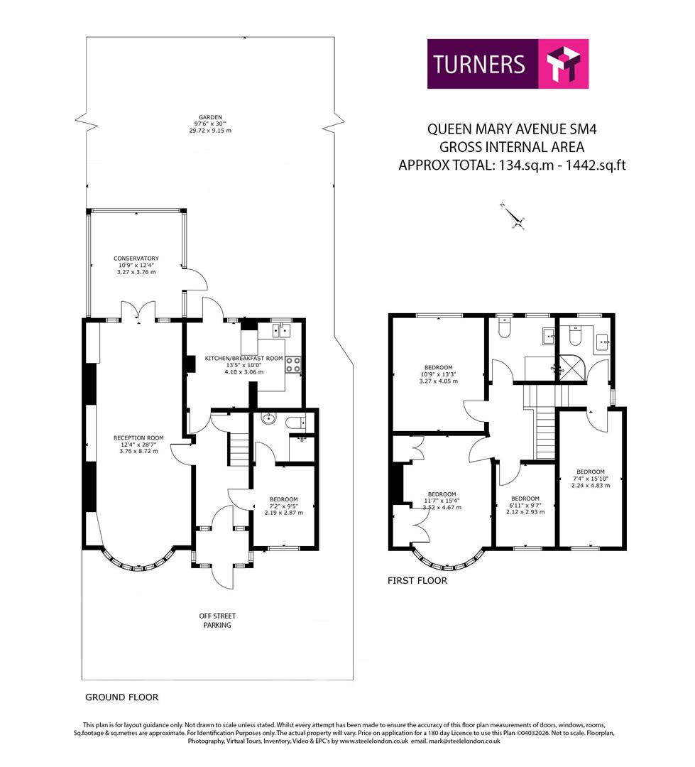73, Queen Mary Avenue, Morden floorplan