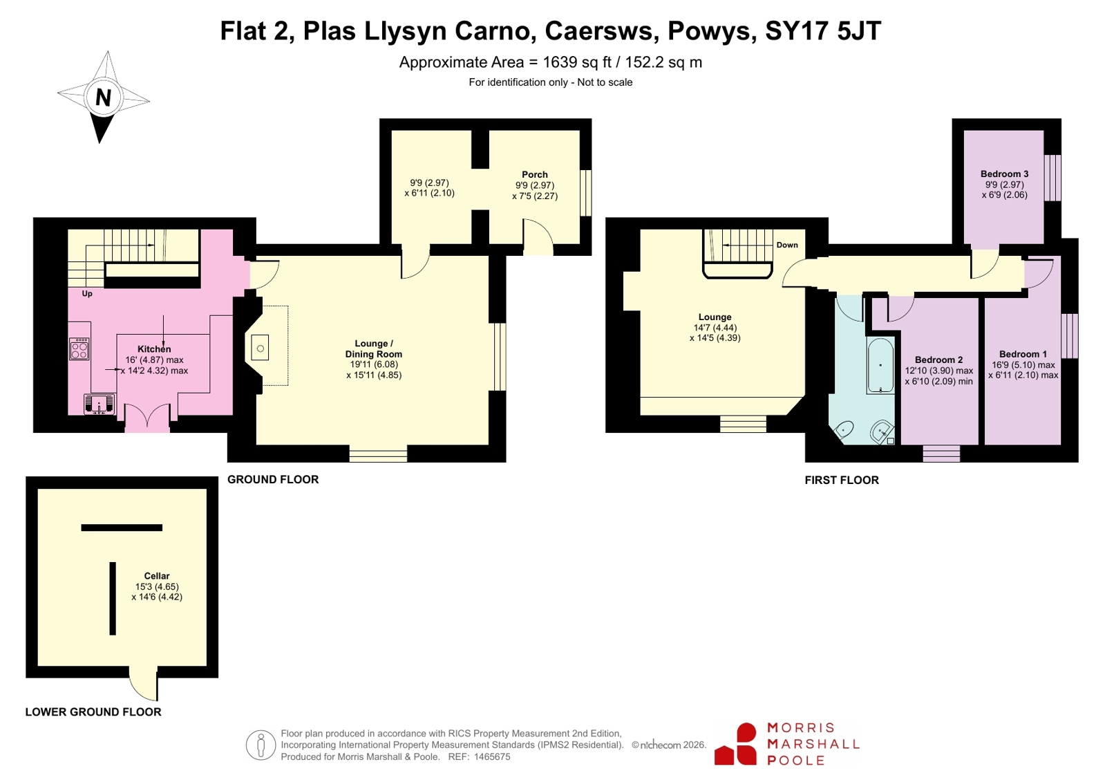 Flat 2, Plas Llysyn,, Carno, Powys floorplan