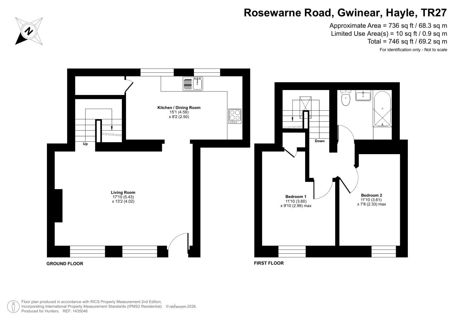 58, Rosewarne Road, Hayle floorplan