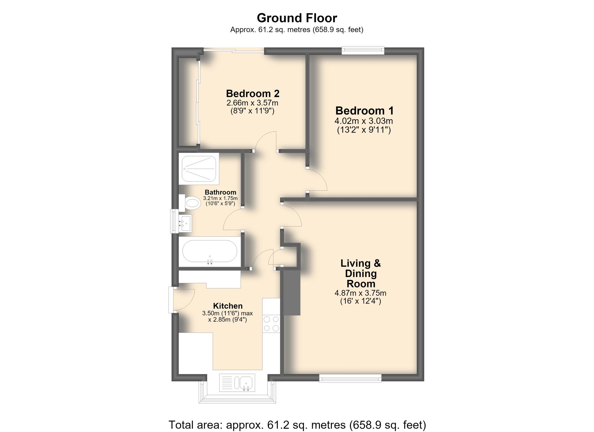 81 Oakhill Road, Dronfield floorplan