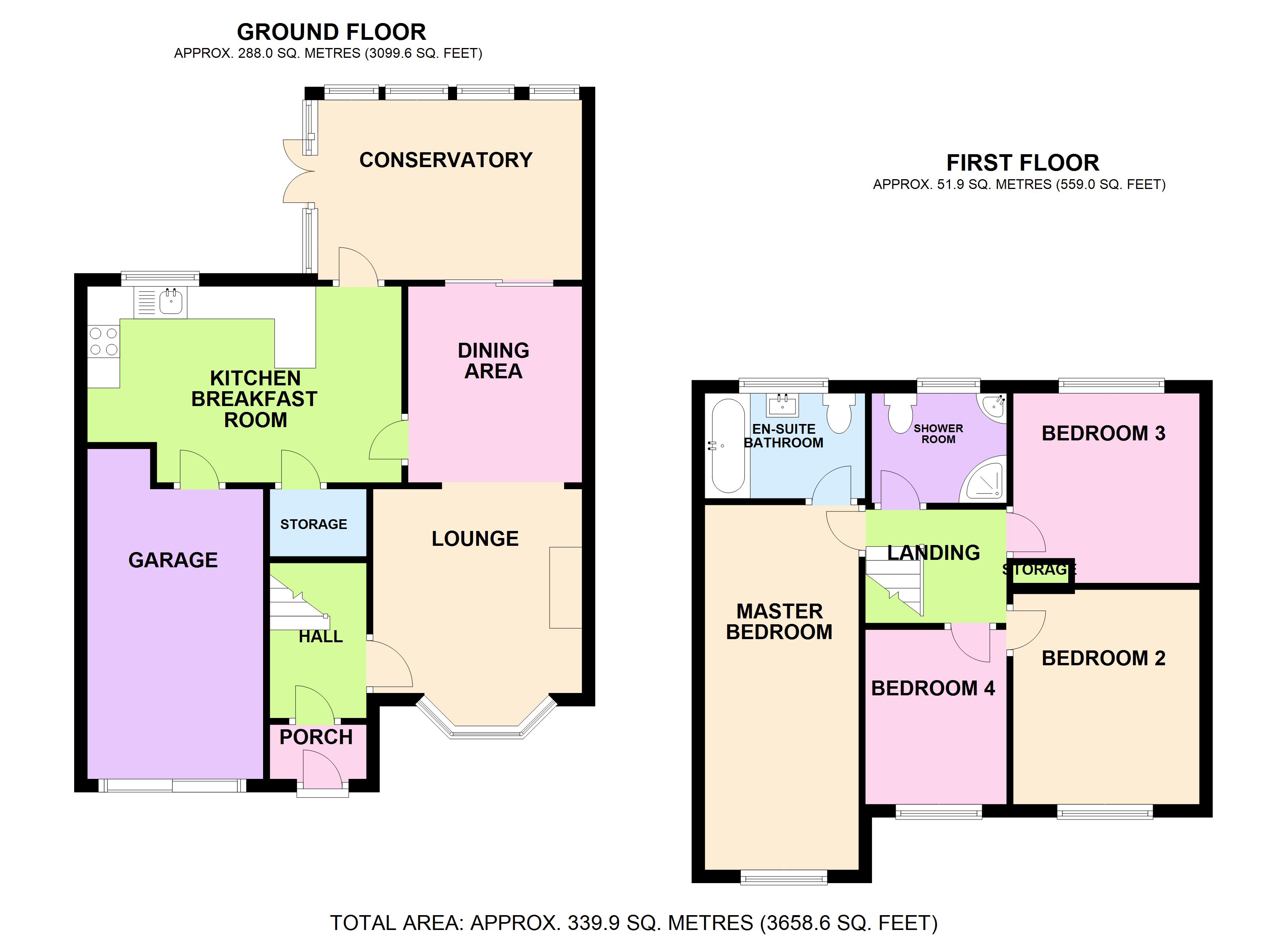 4 Bedrooms Detached house for sale in Ashwood, Glossop, Derbyshire SK13