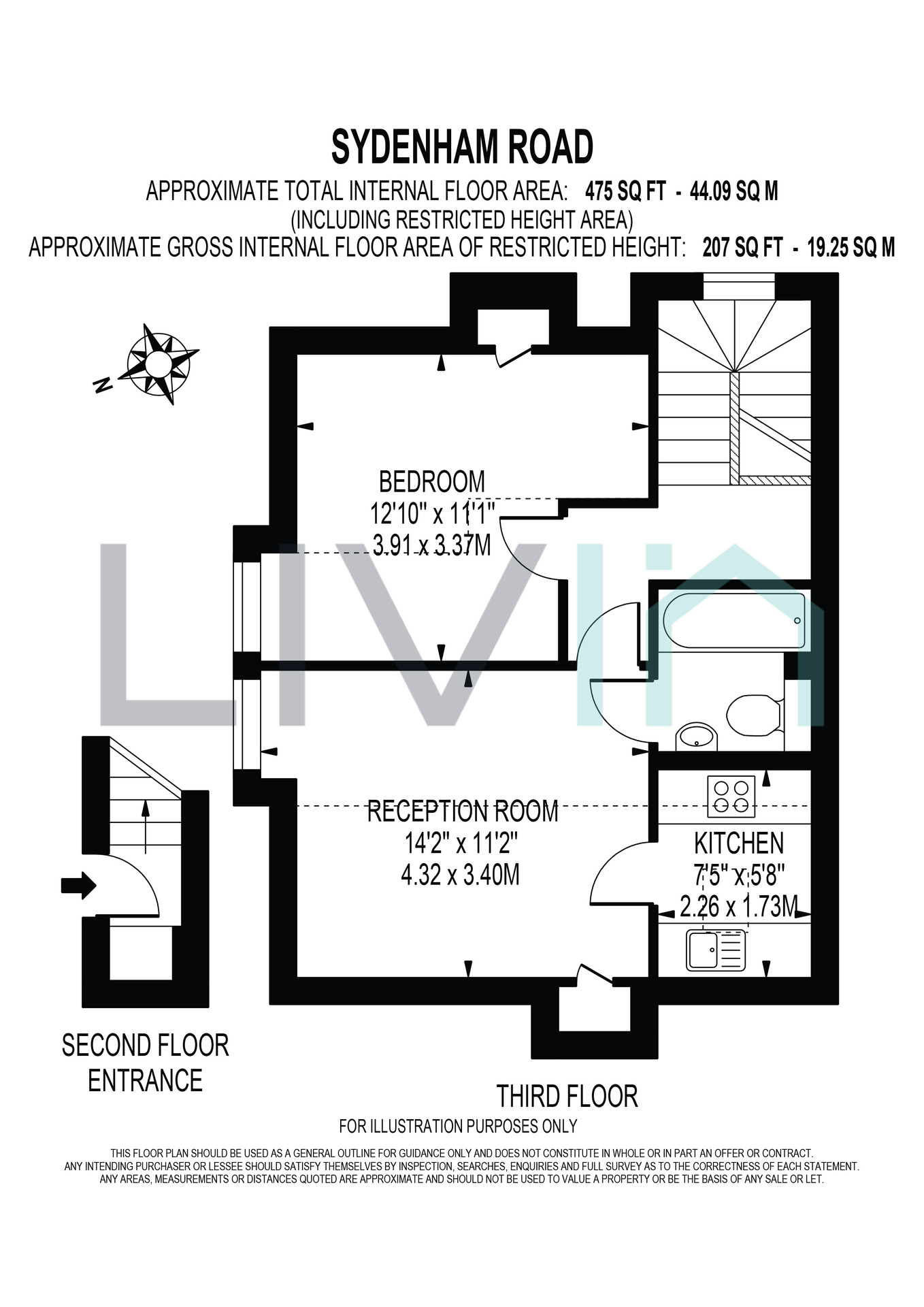 Flat 4, Croydon floorplan