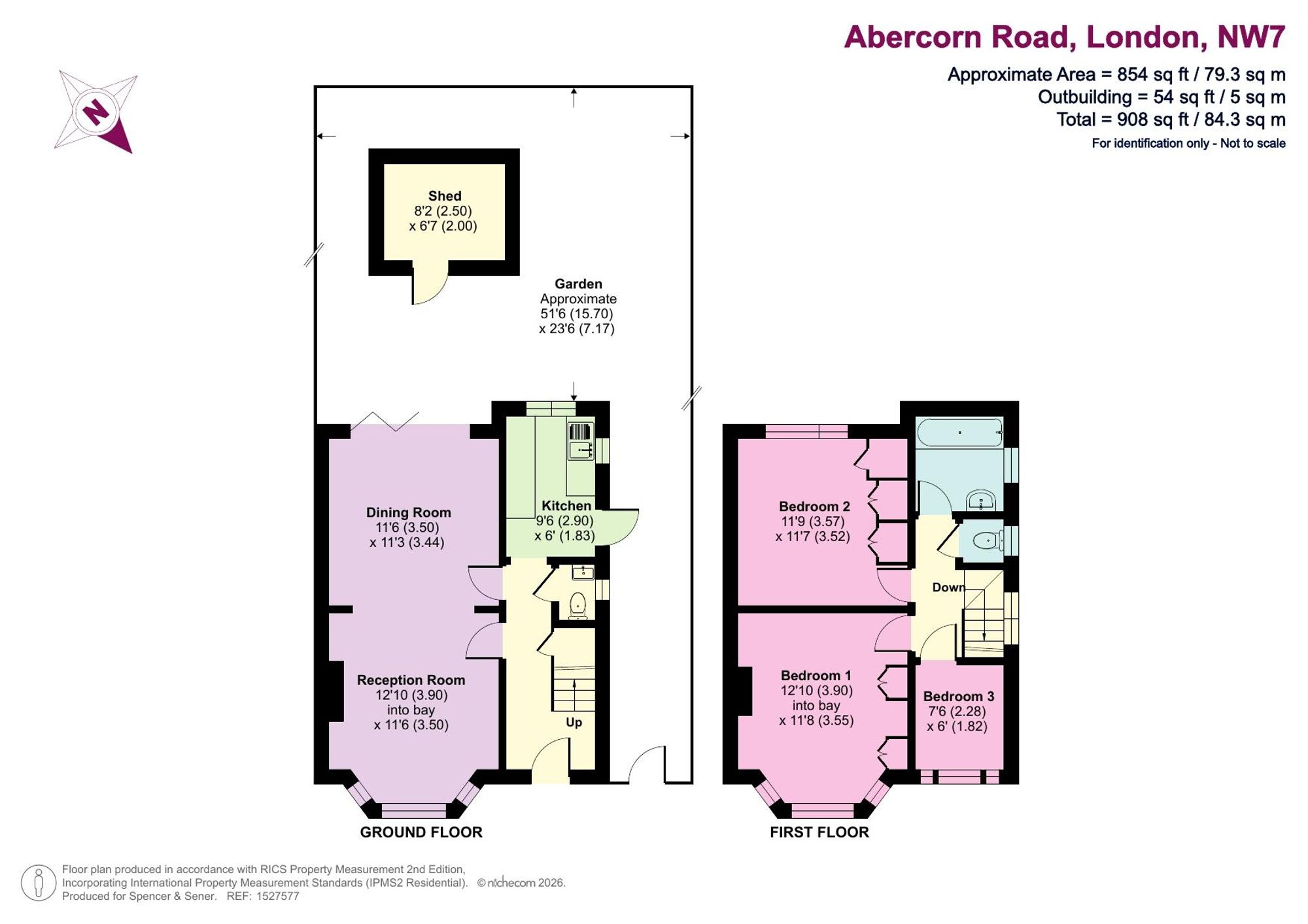14 Abercorn Road, London floorplan