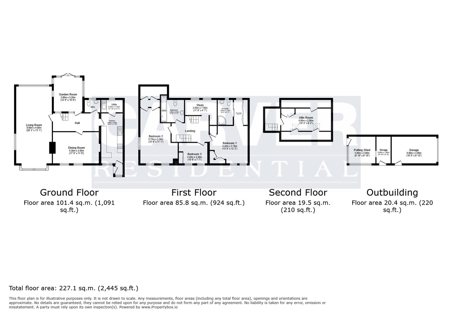 12a, Raby Avenue, Barnard Castle floorplan