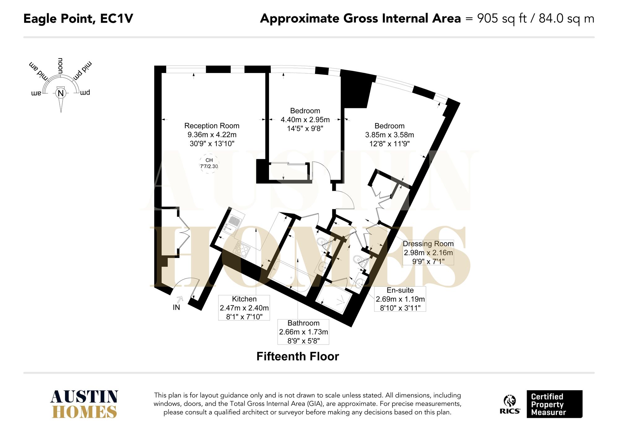 Flat 130, Eagle Point City Road, London floorplan