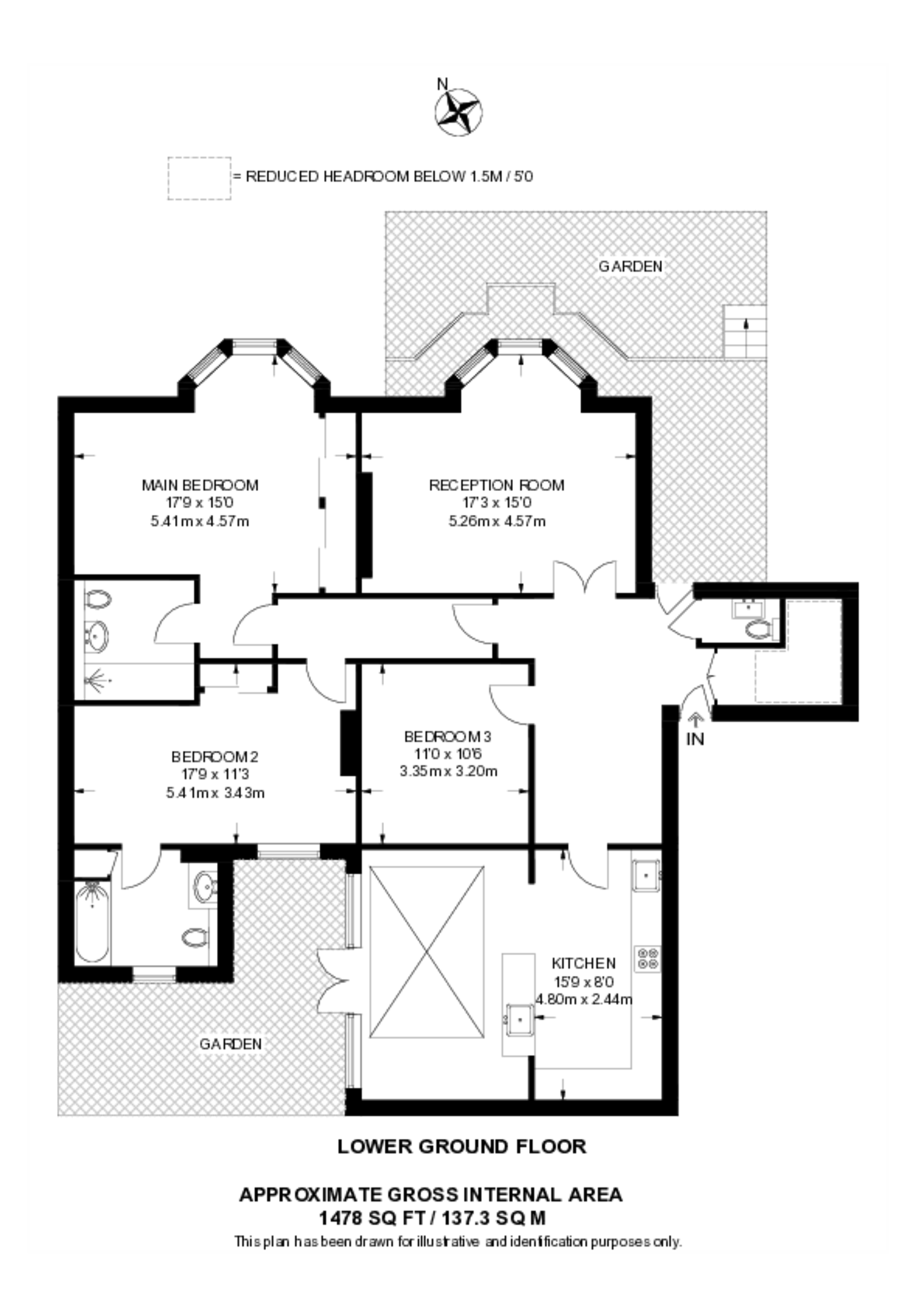 Warwick Avenue, Maida Vale floorplan