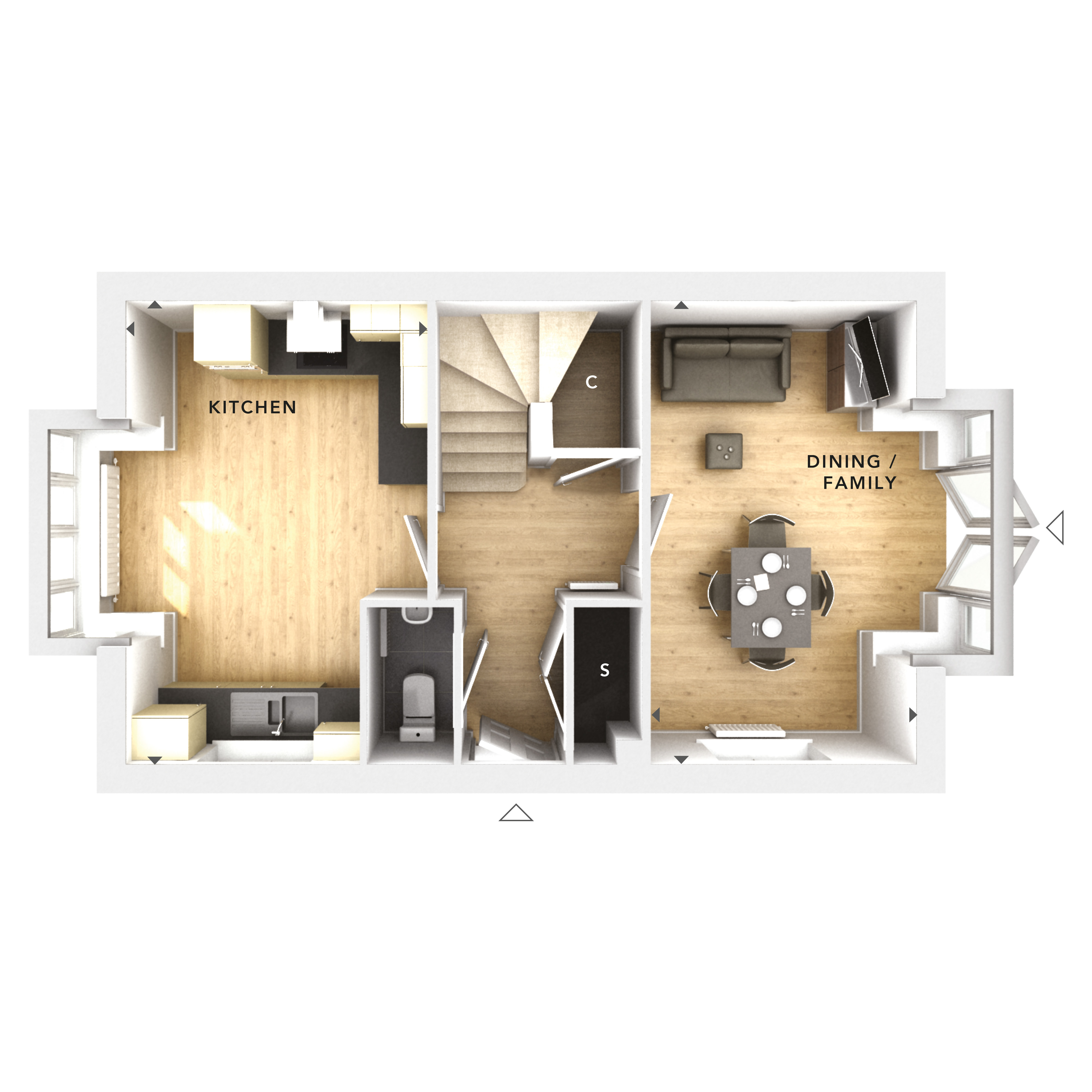 80, Alcester Road, Shottery floorplan