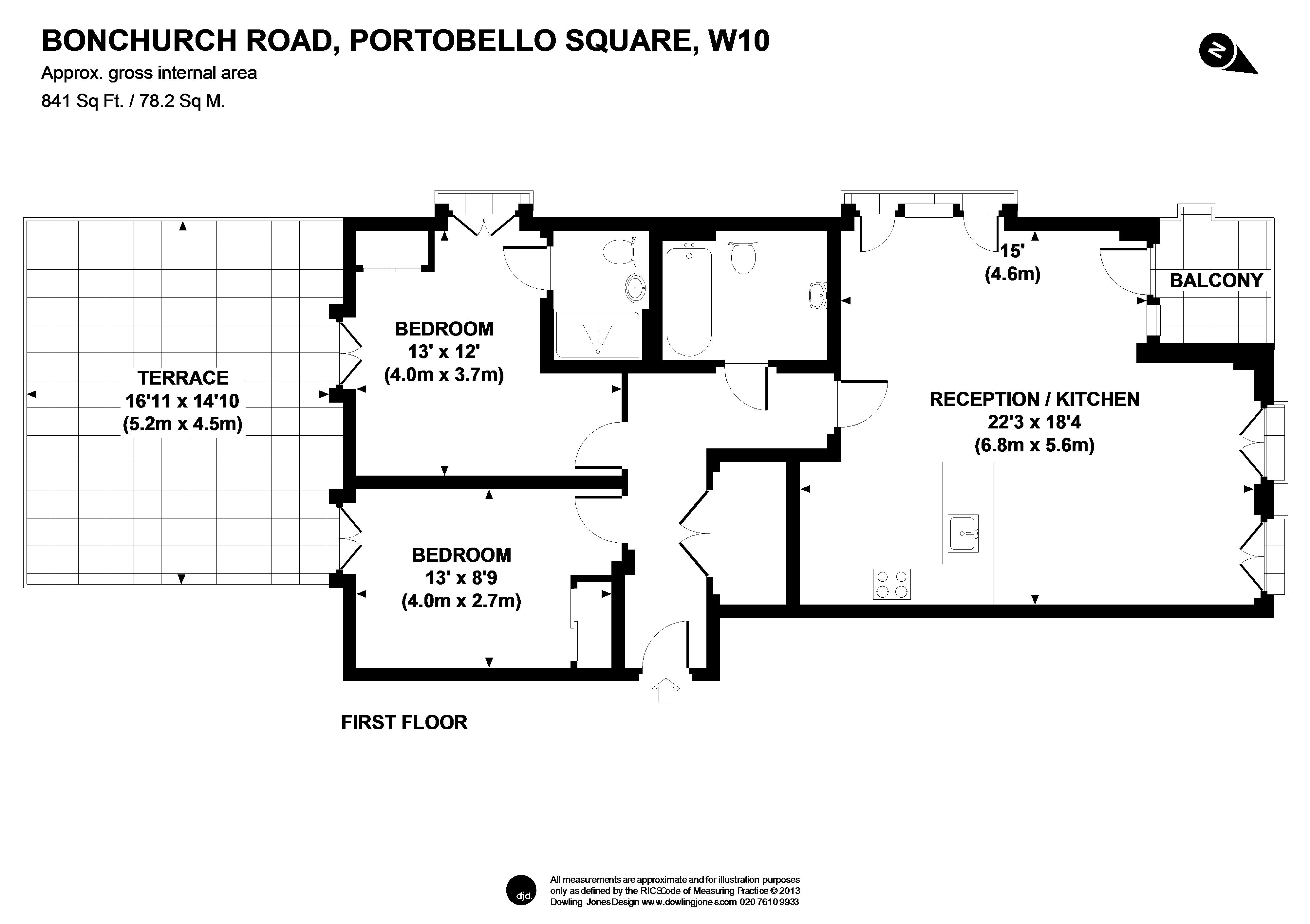 2 Bedrooms Flat to rent in Bonchurch Road, London W10