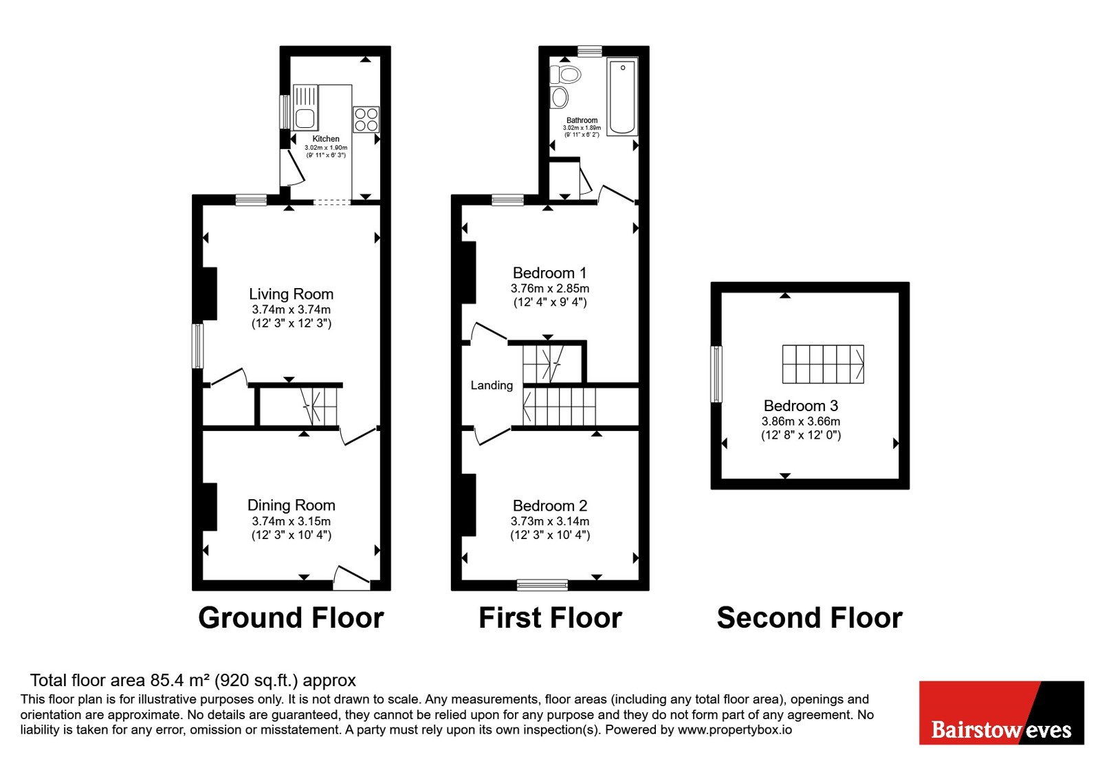 1, Oak Tree Road, Nottinghamshire floorplan