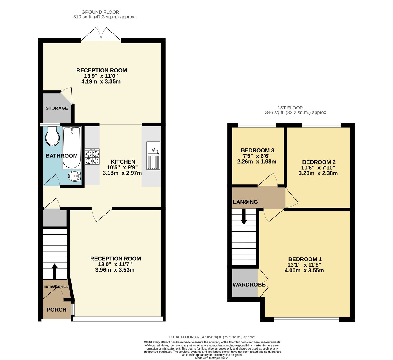68, Cranford Avenue, Staines-upon-Thames floorplan