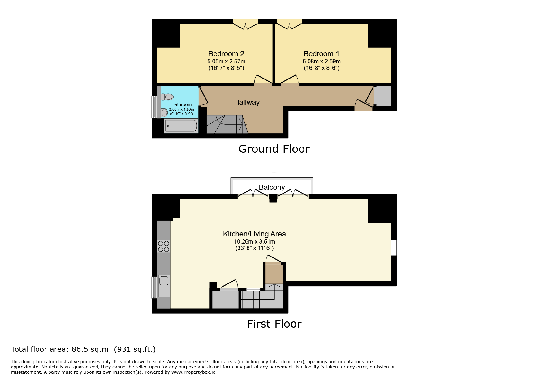 65 Watkin Road, Leicester floorplan