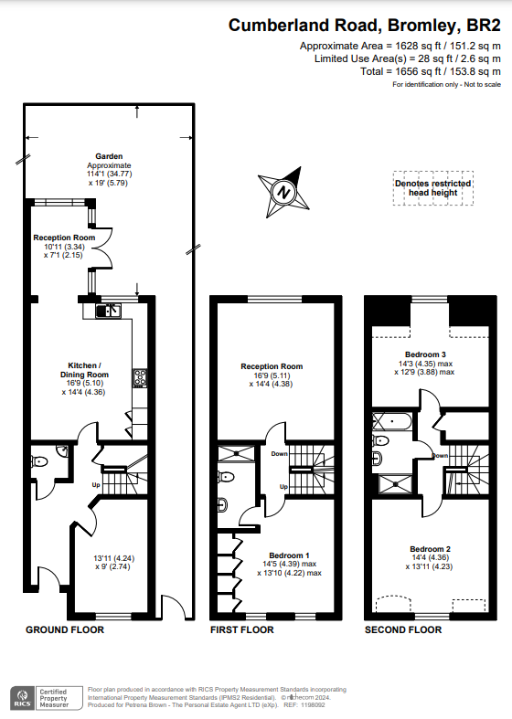 104a, Cumberland Road, Bromley floorplan