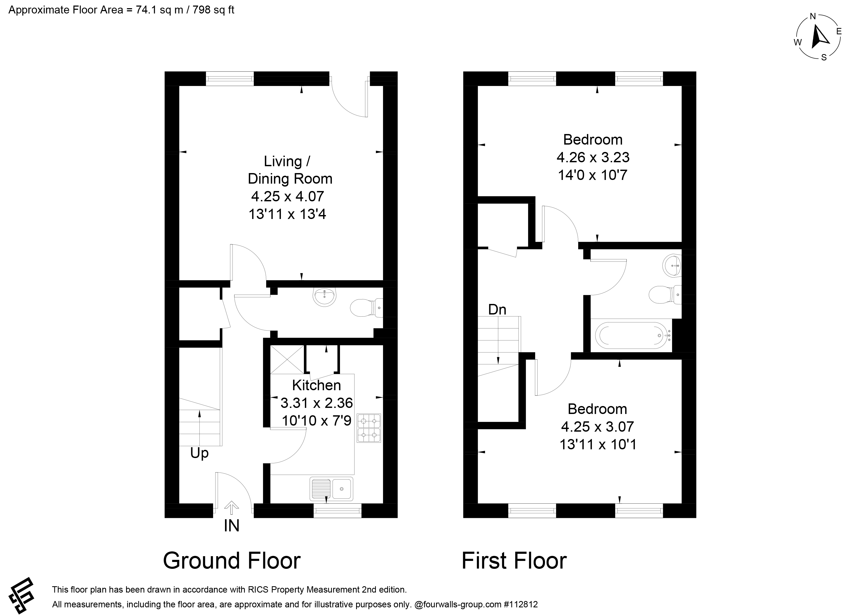Brickearth Mews, Faversham floorplan