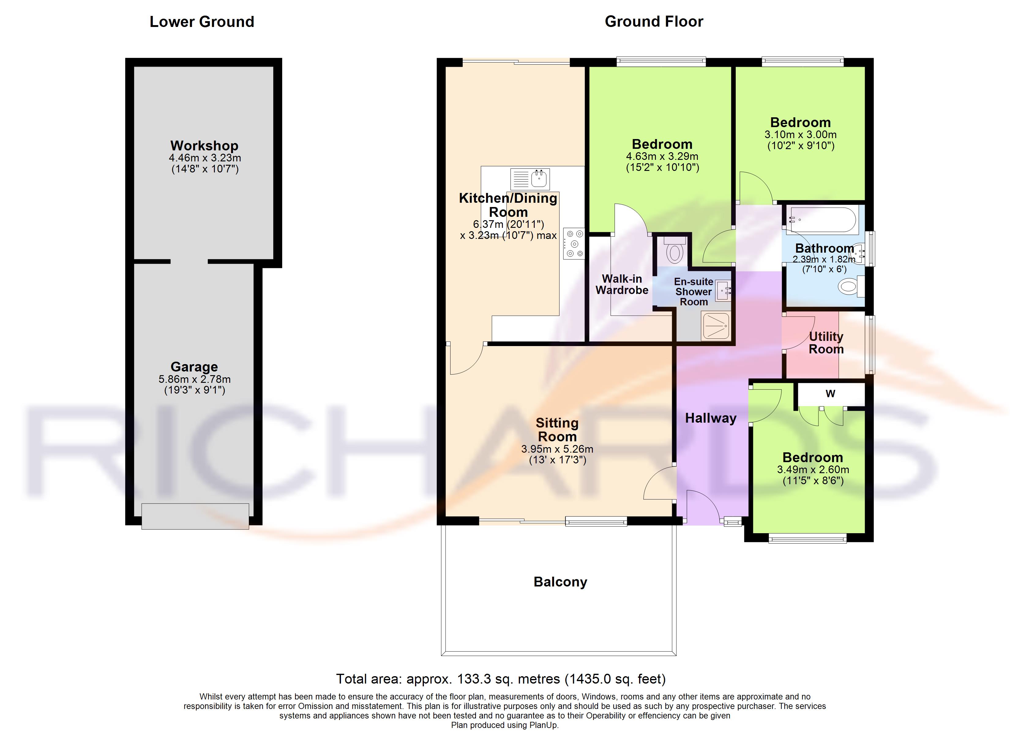 84, Hillside Road, Wimborne floorplan