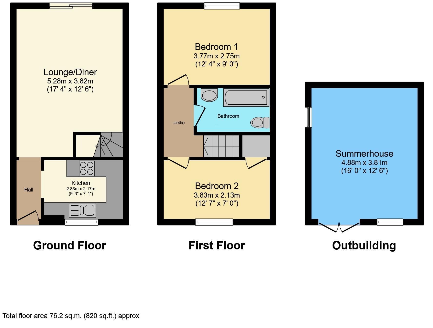 13, Stokes Mead, Woodbury floorplan
