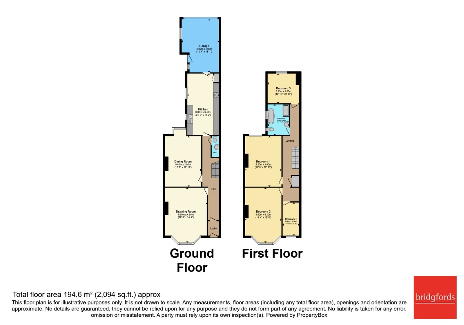 12, South Parade, Darlington floorplan