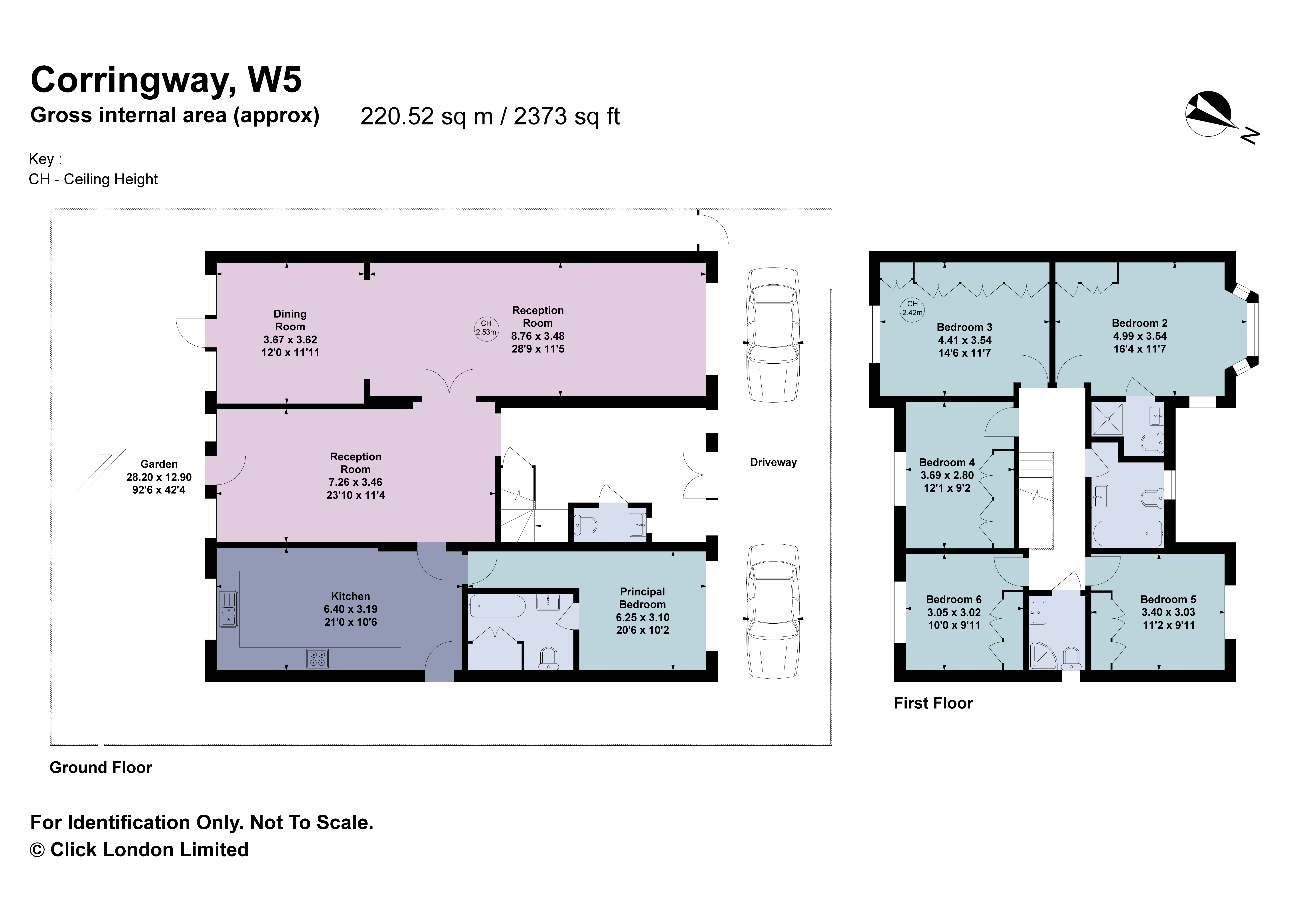 46, Corringway, London floorplan