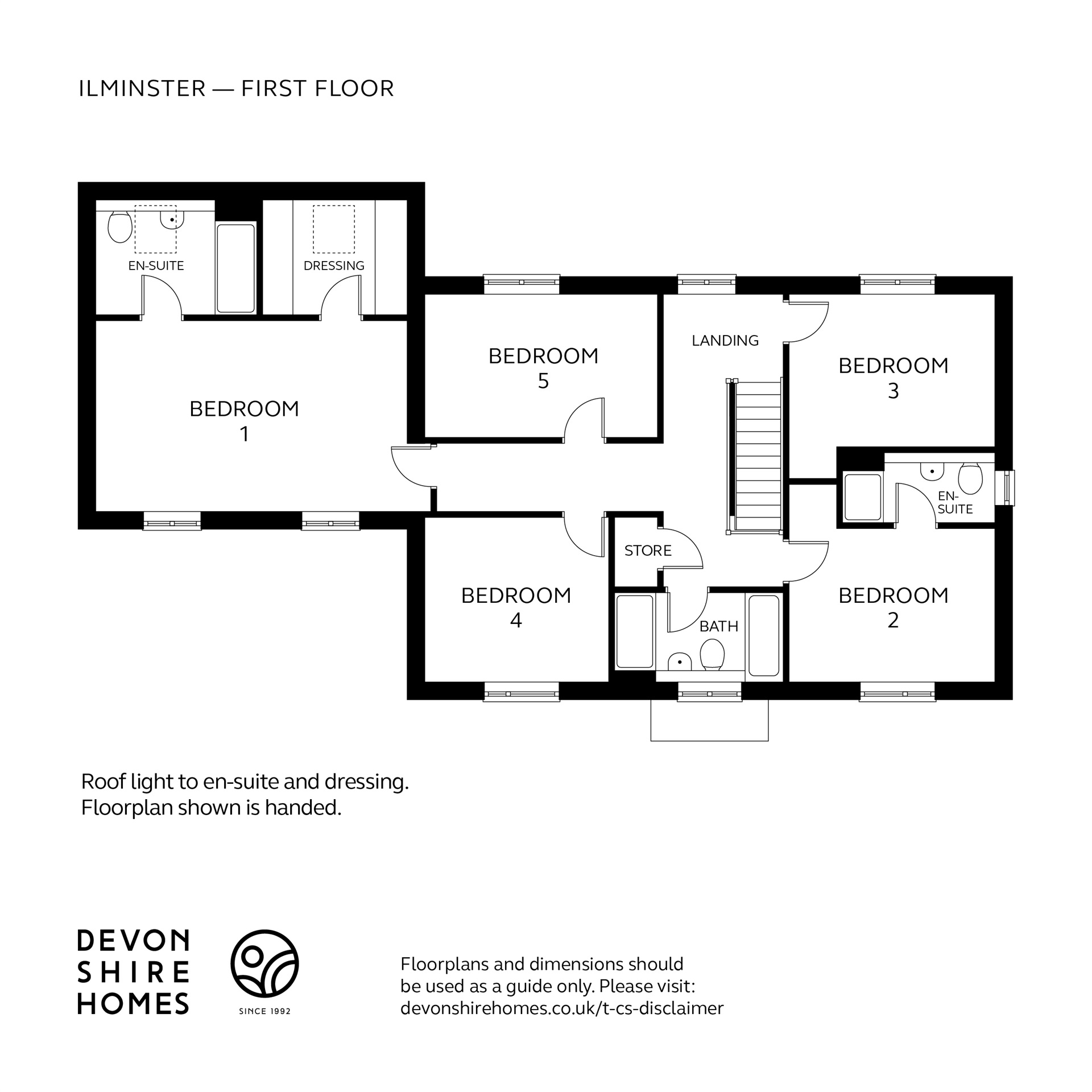 Plot 12, Dancing Green, The Ilminster, Off Dancing Lane, Somerset floorplan