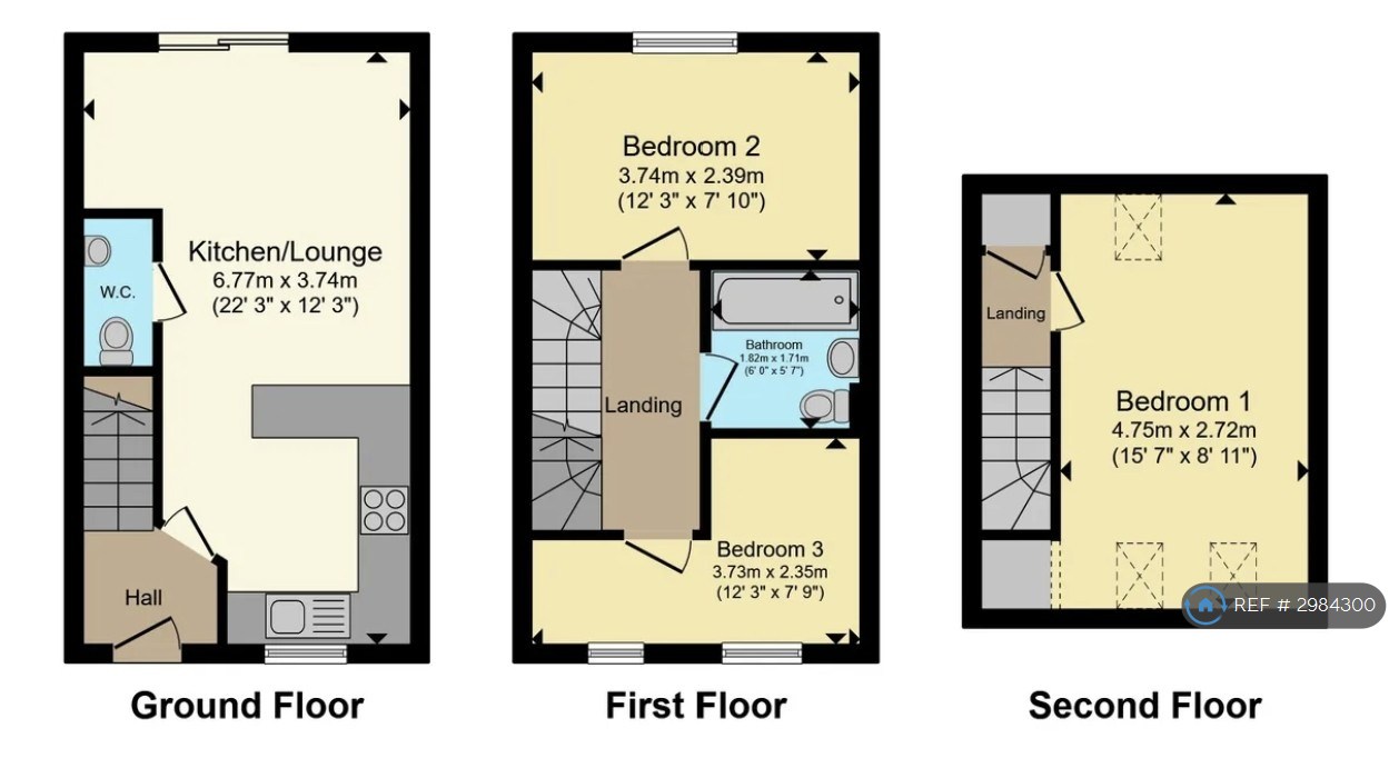 Golwg Y Garreg Wen, Swansea floorplan