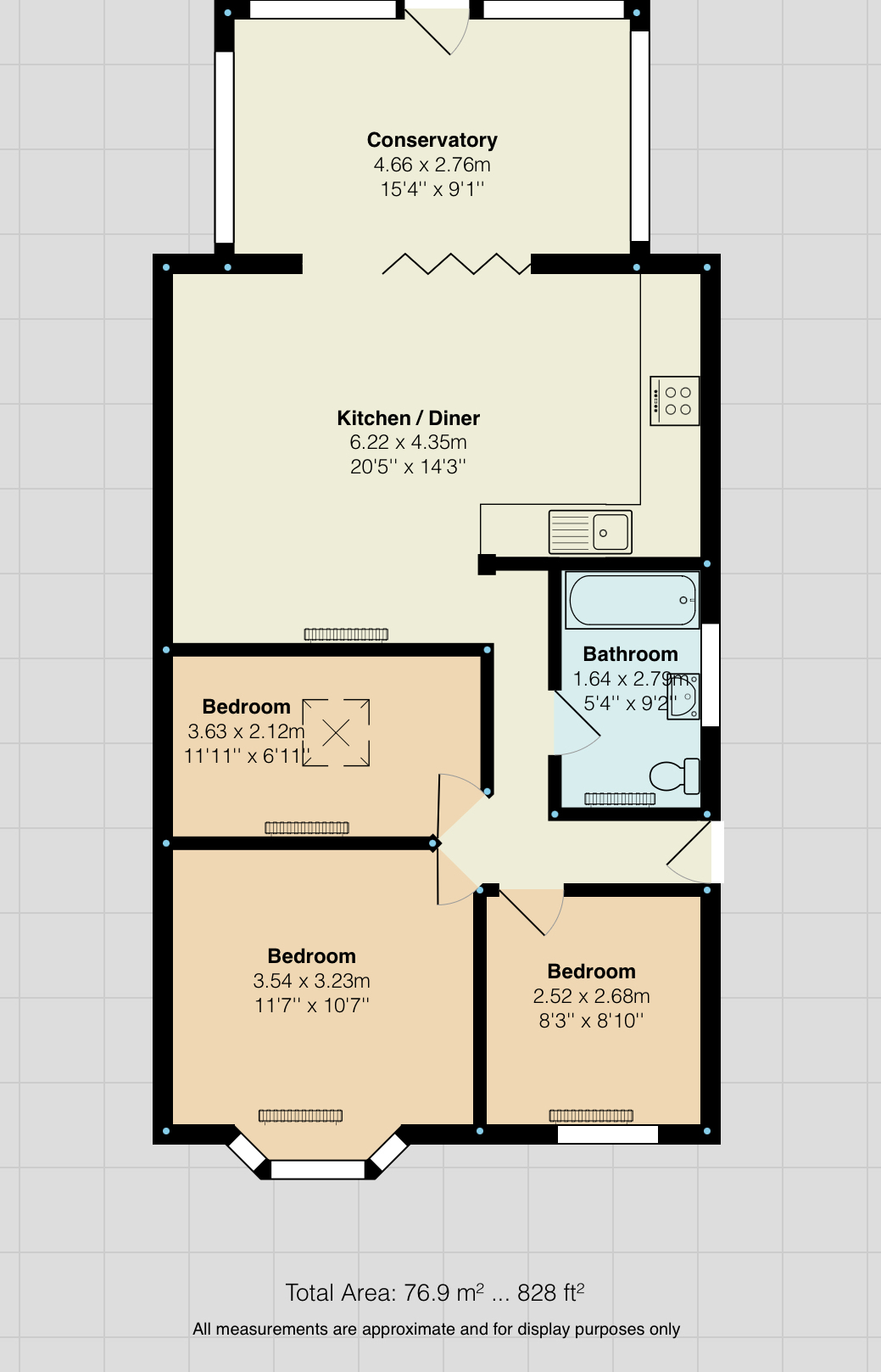 11, Hamilton Drive, Mansfield floorplan