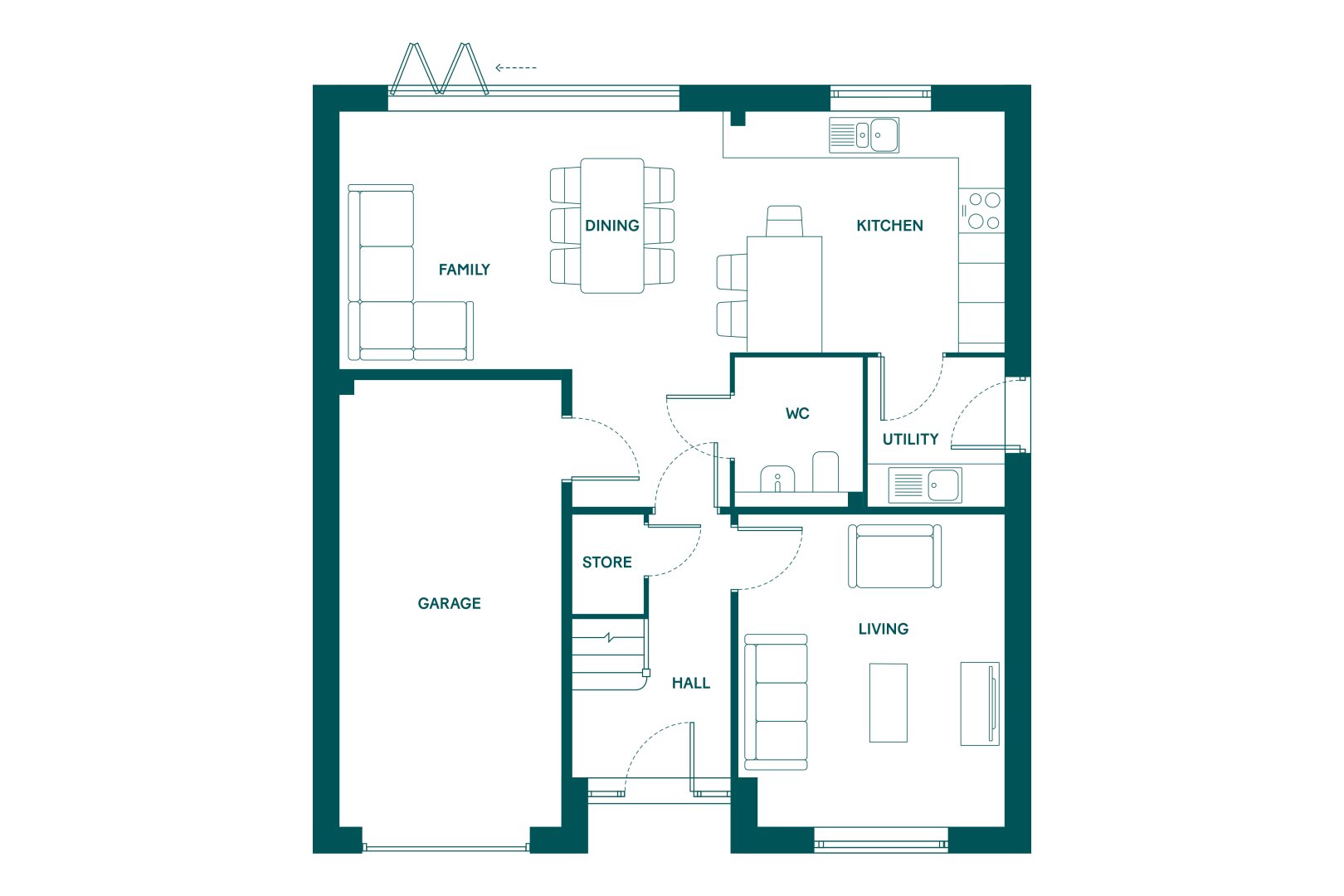 Plot 16, The Broadoak, Wynyard Pines, Tees Valley floorplan