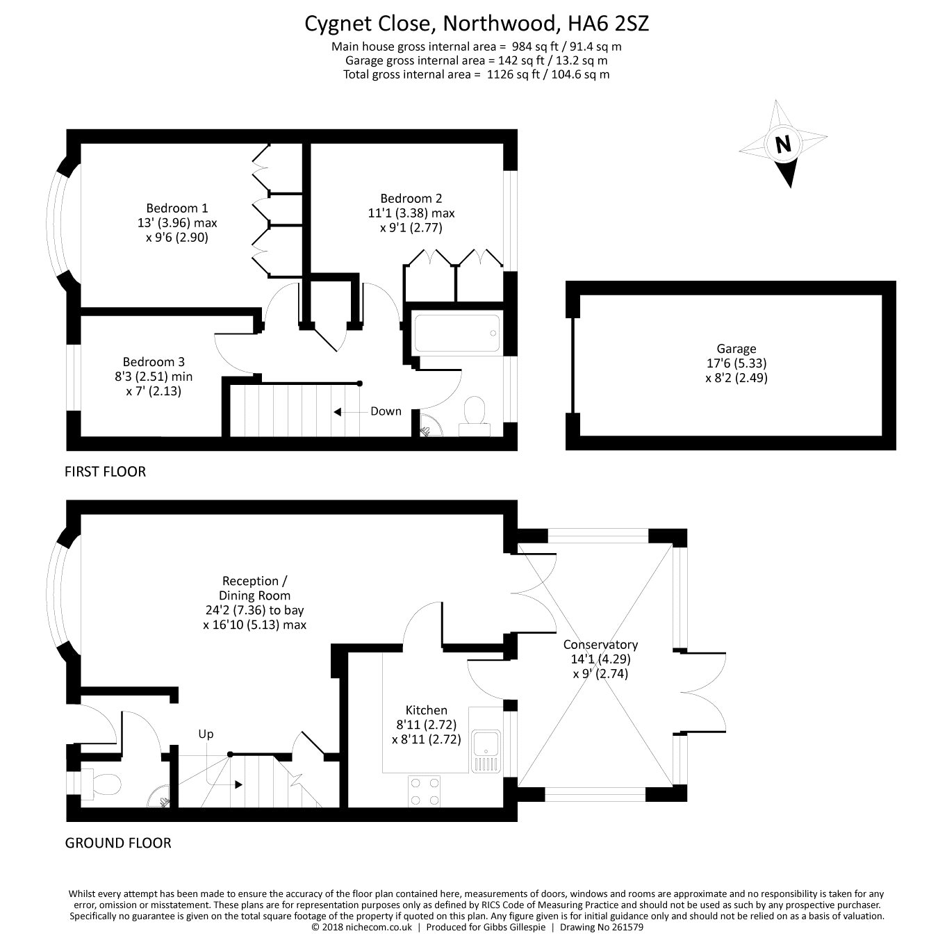 3 Bedrooms Terraced house for sale in Cygnet Close, Northwood, Middlesex HA6