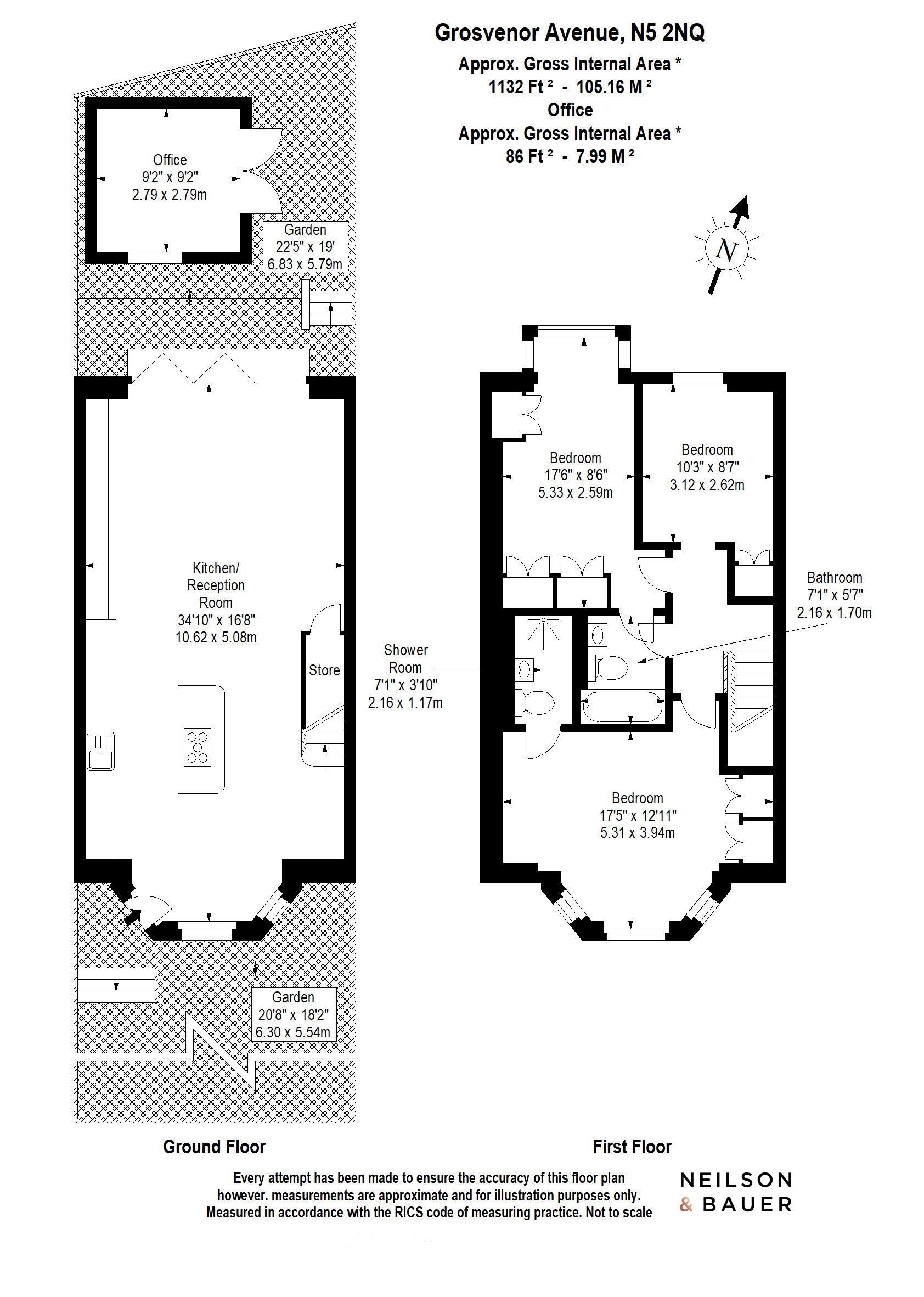 Brightgem Lodge, 114, Grosvenor Avenue, London floorplan