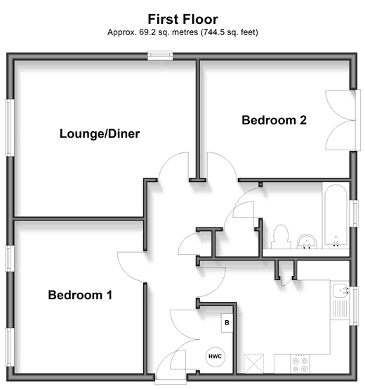 Poynder Drive Holborough Lakes, Snodland floorplan