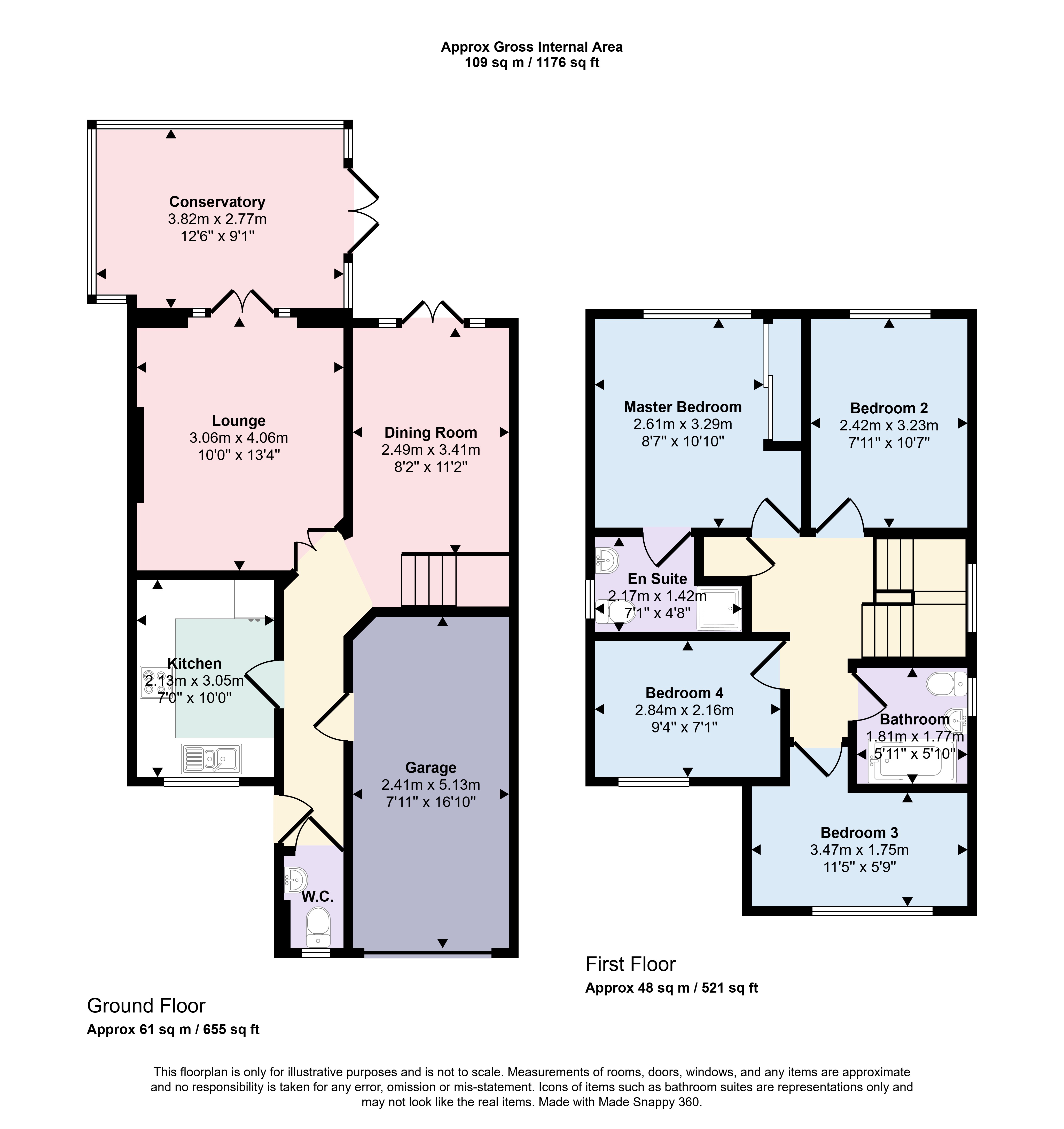 256, Manor View, Par floorplan