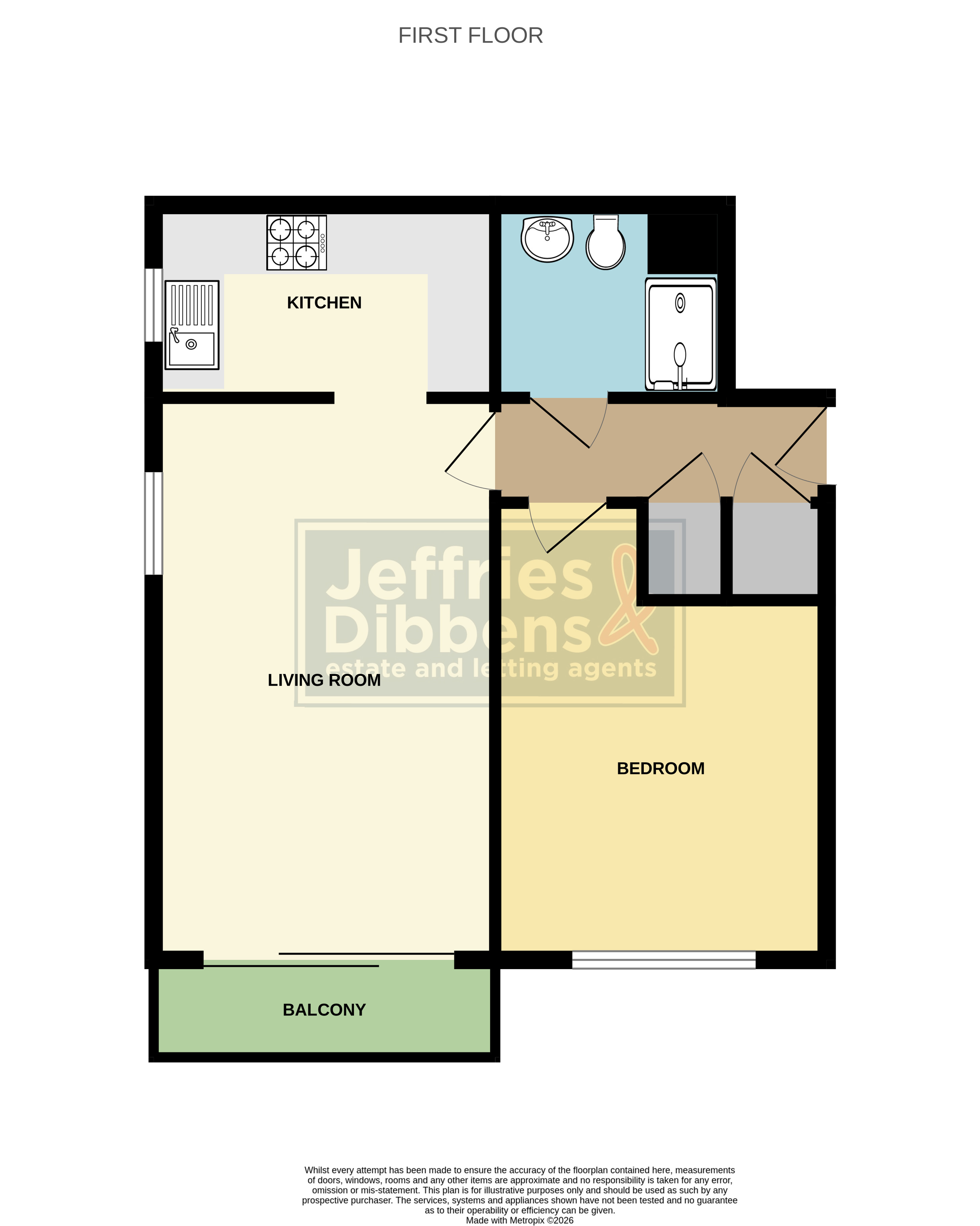 26 Dymond House, Gisors Road, Southsea floorplan