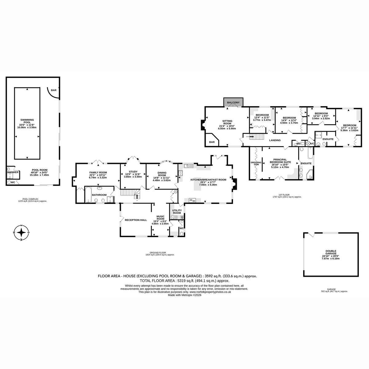 The Cottage, Shack Lane, Blofield floorplan