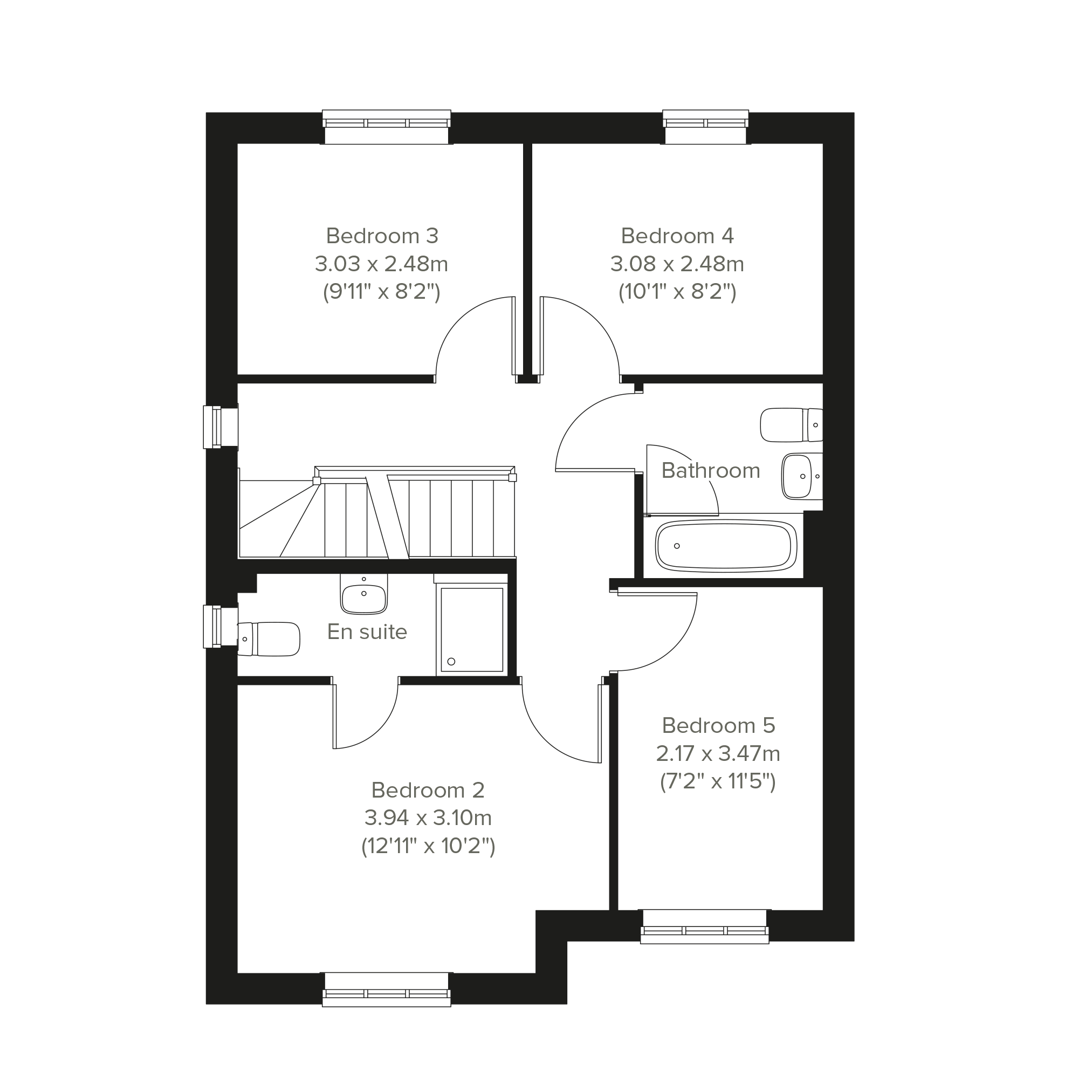Jack Walker Way, Blackburn floorplan