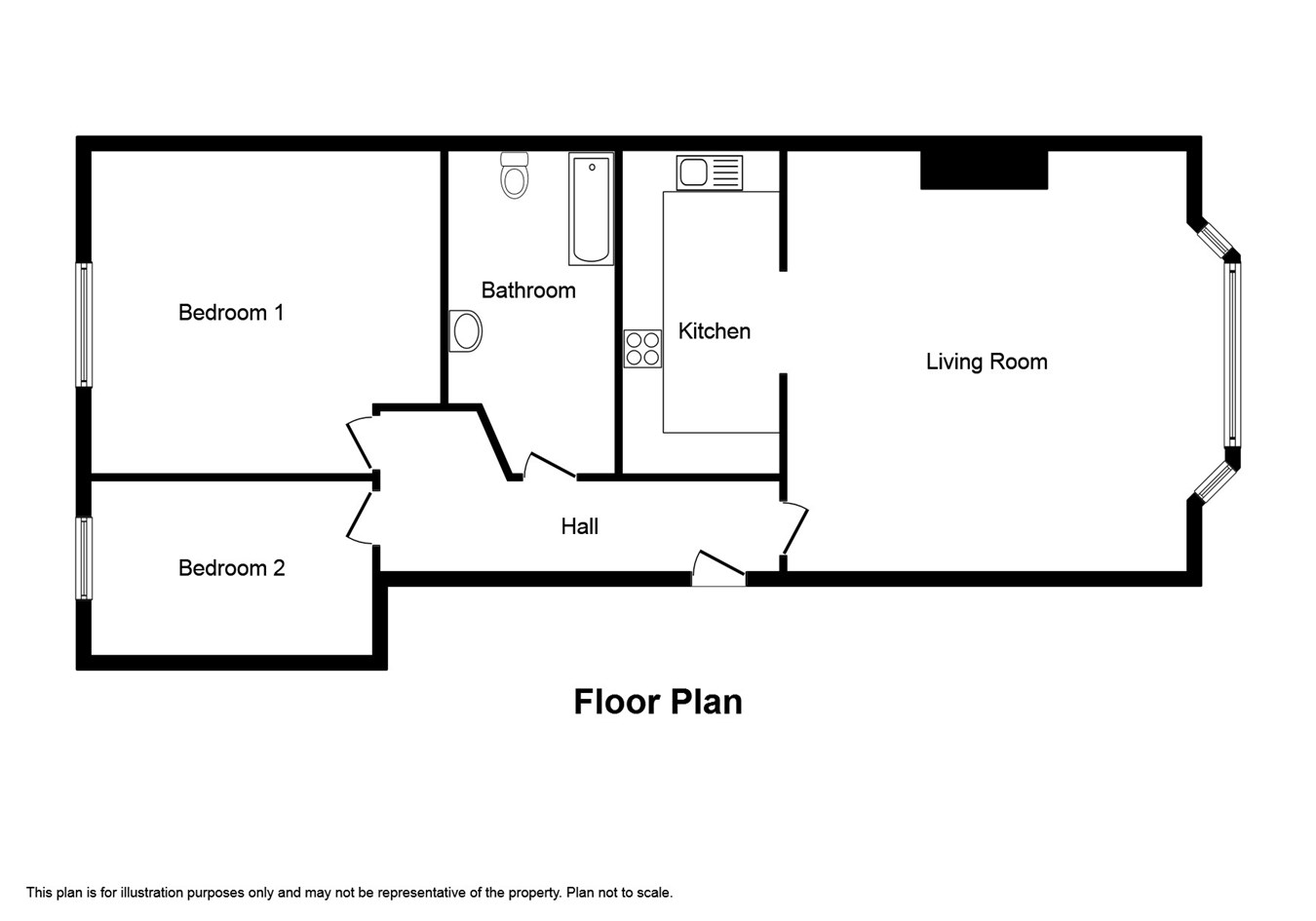 2 Bedrooms Flat for sale in Mansfield Road, Ilford IG1