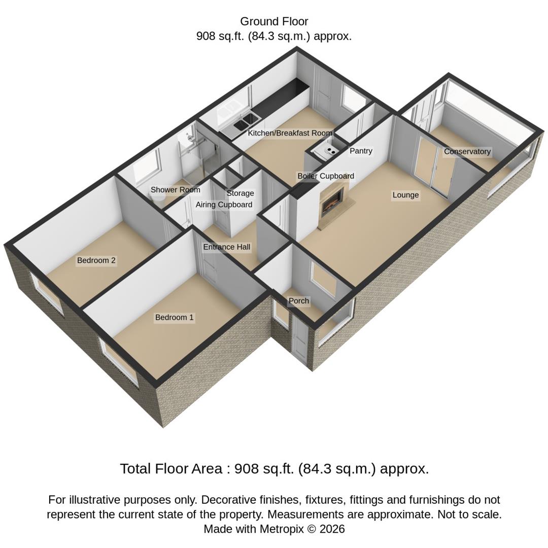 29, Winmer Avenue, Great Yarmouth floorplan