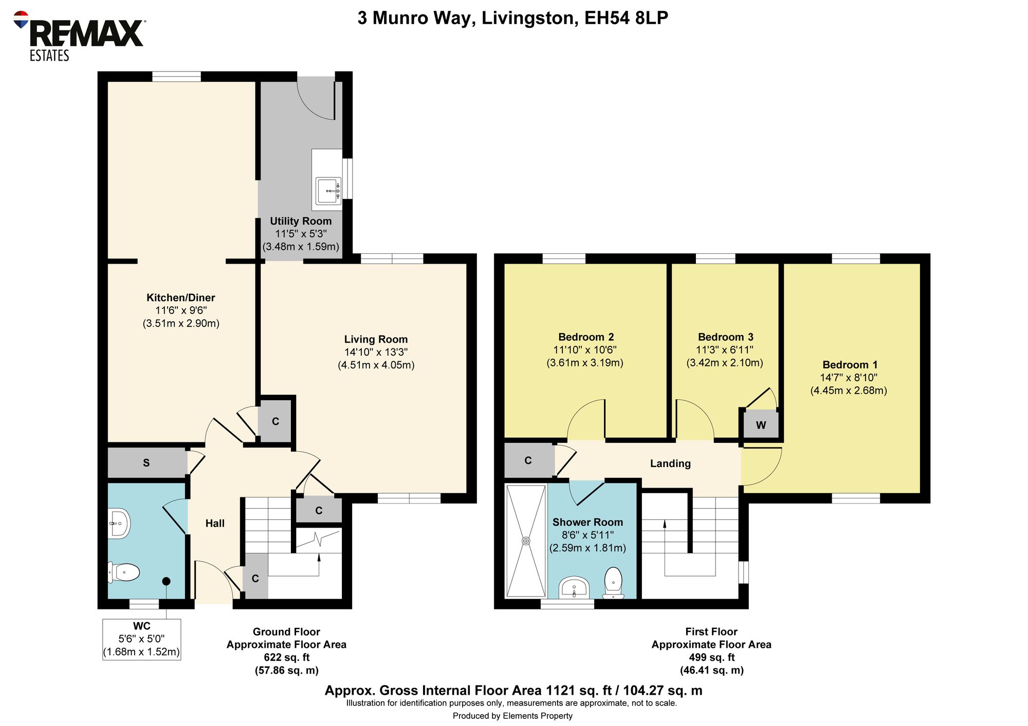 3 Munro Way, Livingston floorplan