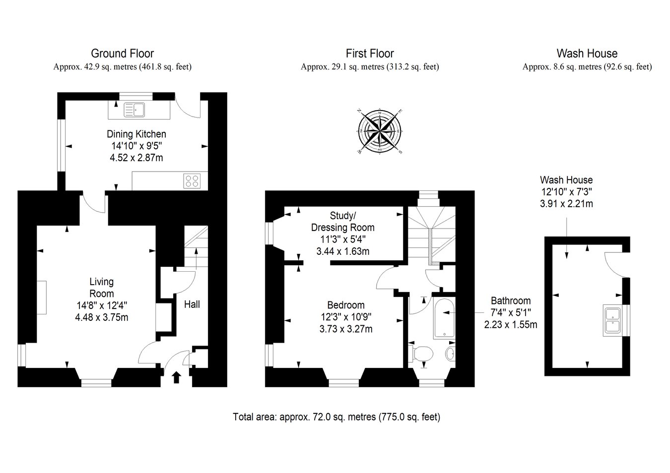 22, Westgate South, Anstruther floorplan