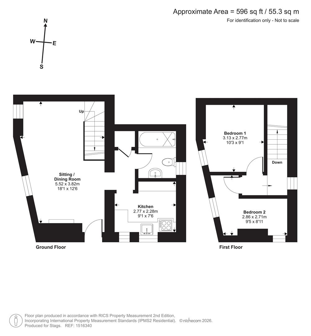 Boo Cottage, Taunton floorplan