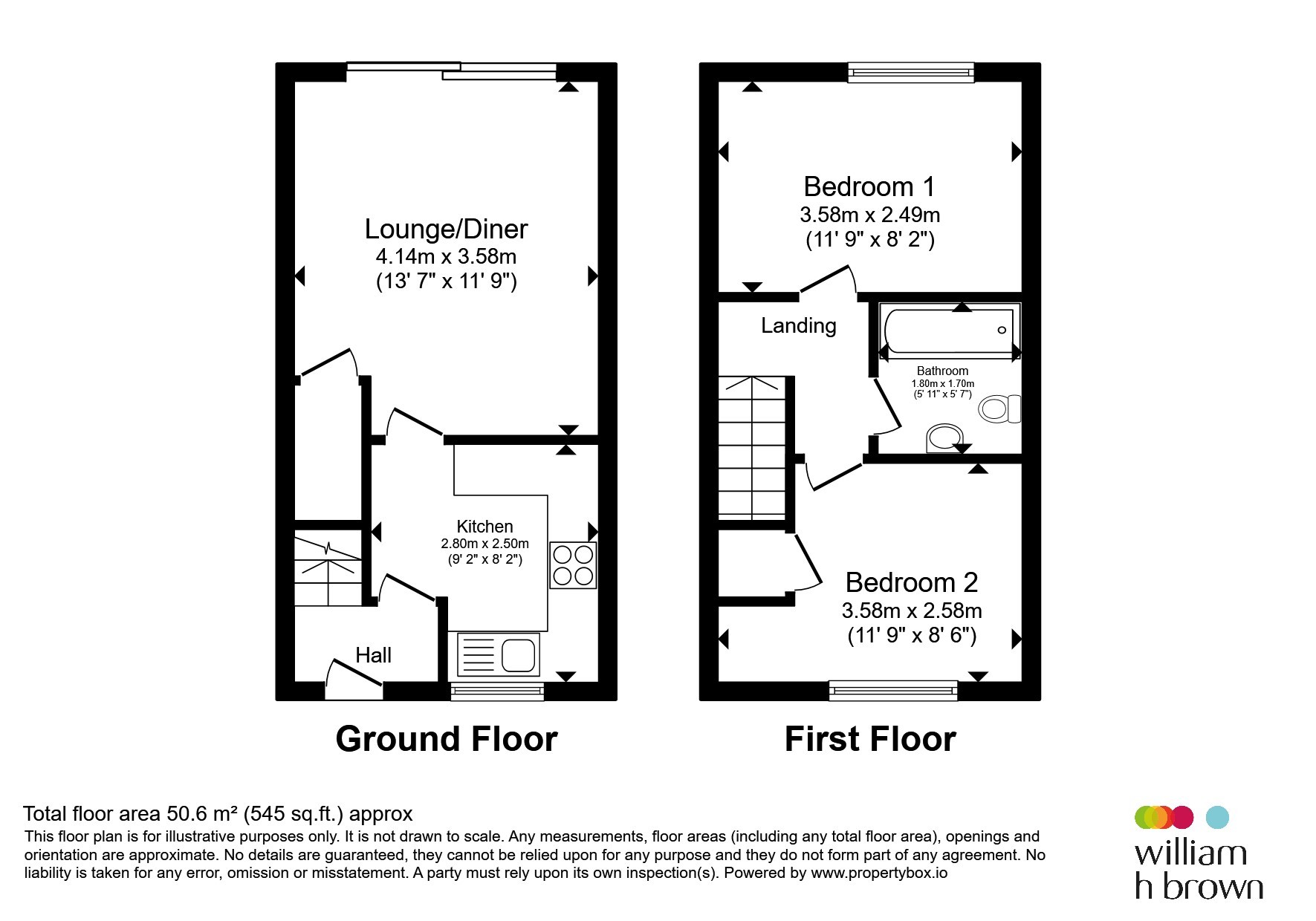 212, Harrowby Lane, Grantham floorplan