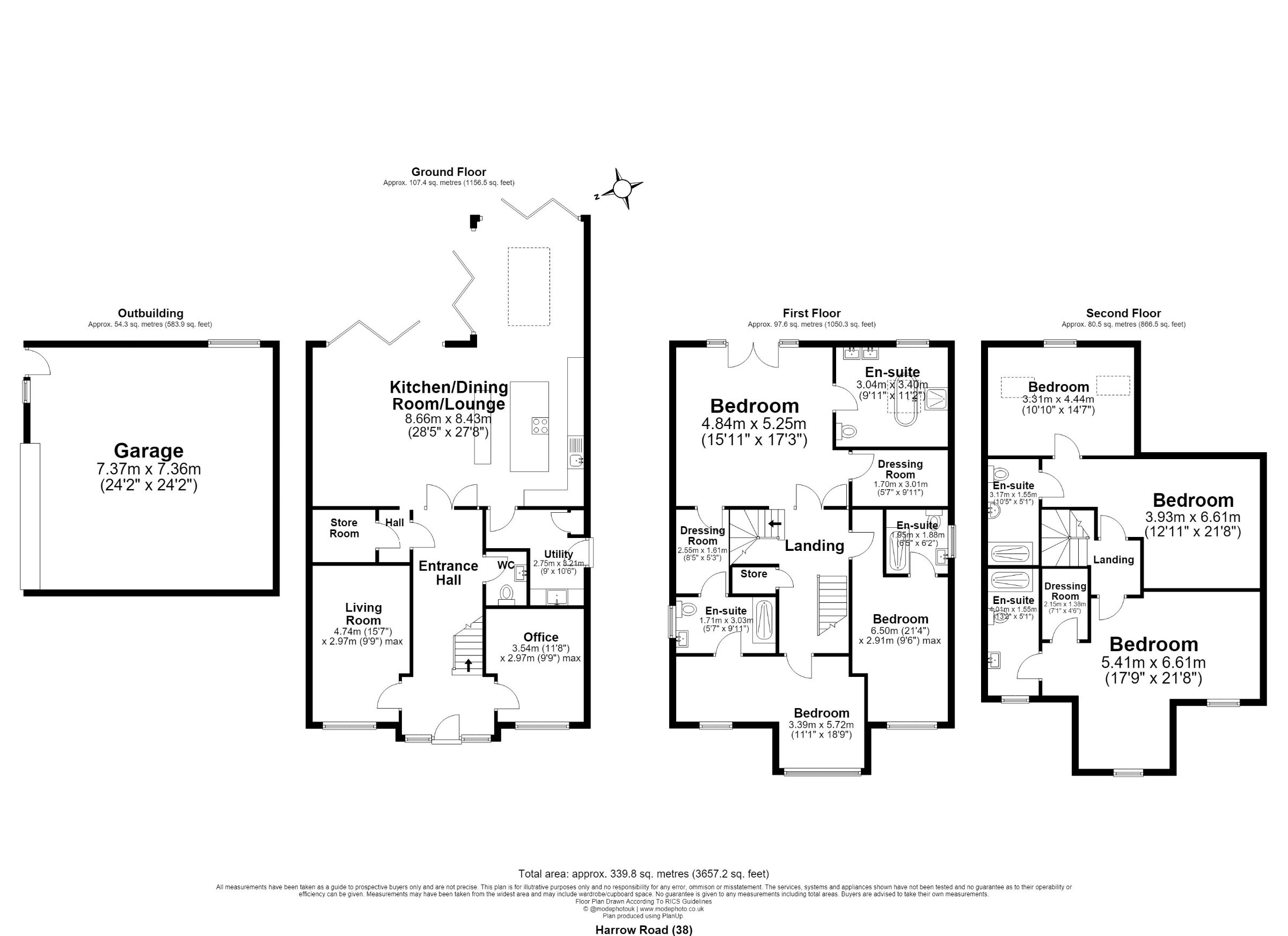 38 Harrow Drive, Hornchurch floorplan