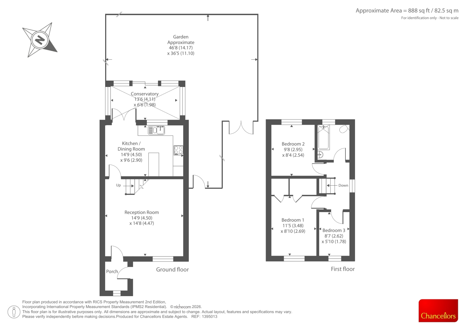 15 ROUNDHAM CLOSE, Roundham Close, Kidlington floorplan