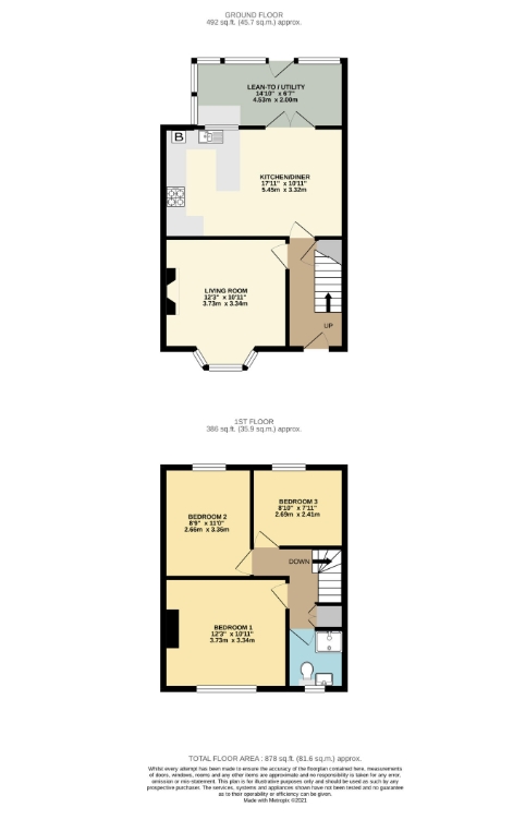 Summerfield Road, Luton floorplan