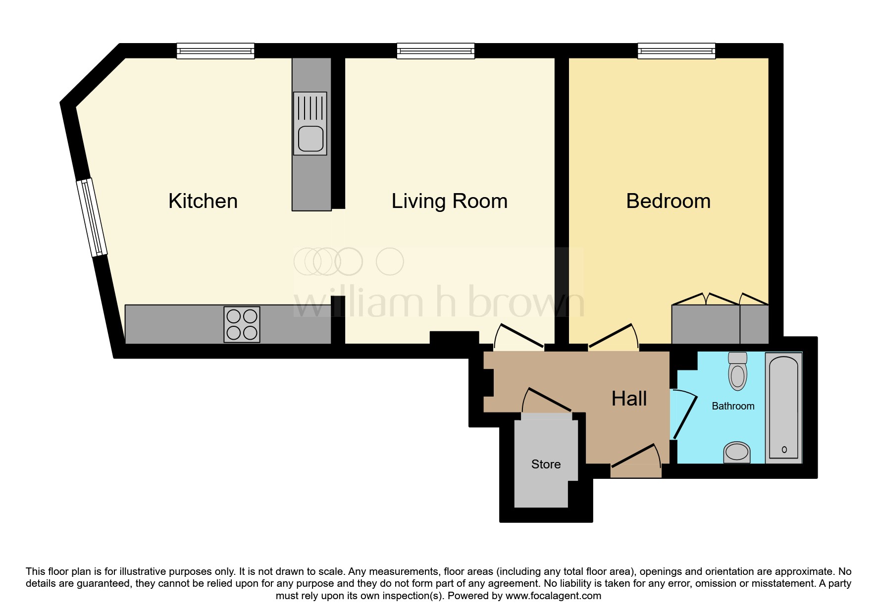 Apartment 14, 2, South Parade, NOTTINGHAM floorplan
