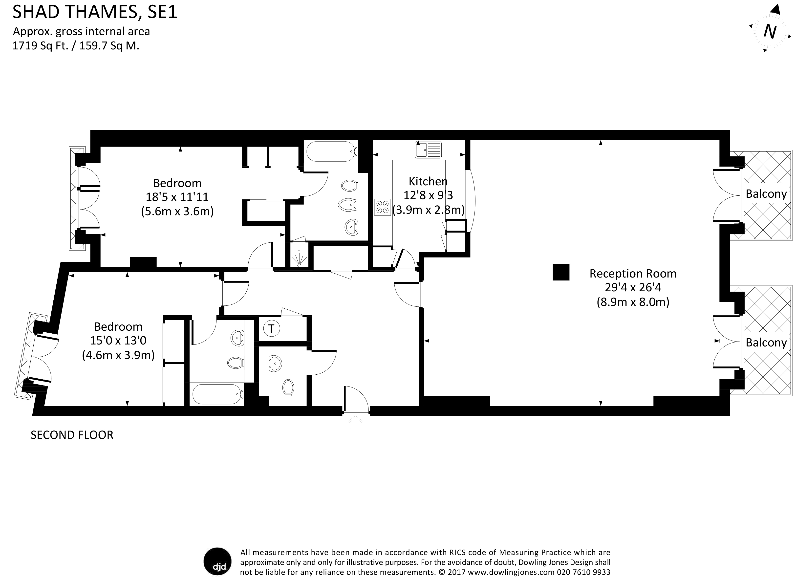 2 Bedrooms Flat to rent in Shad Thames, London SE1