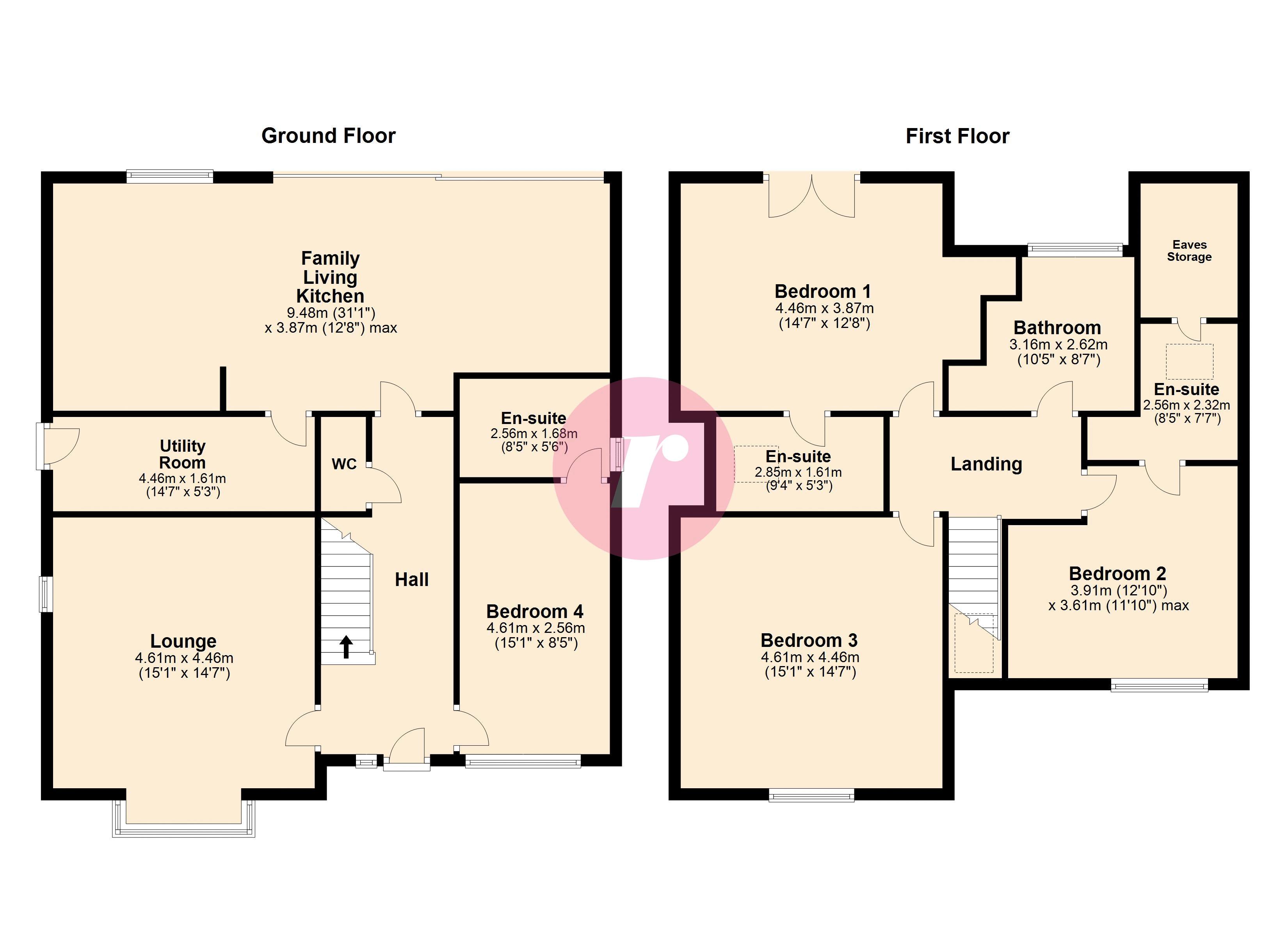 Plot 1, Woodhouse Lane, Rochdale floorplan
