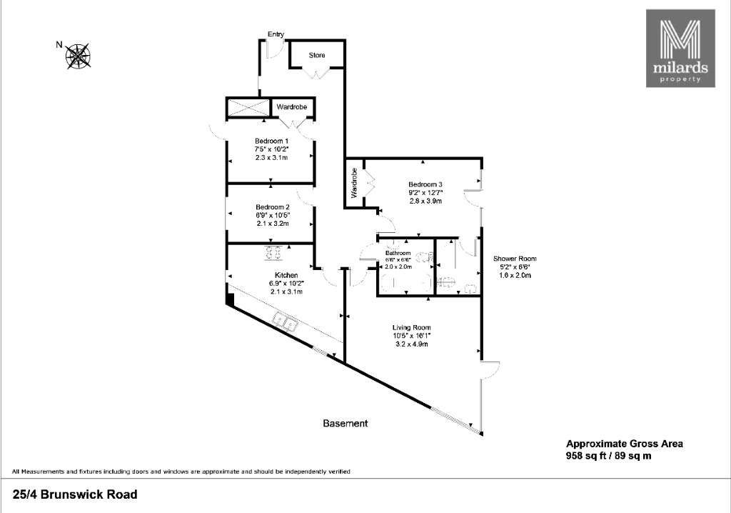 Brunswick Road, Leith, Edinburgh, EH7 5GY, Edinburgh floorplan