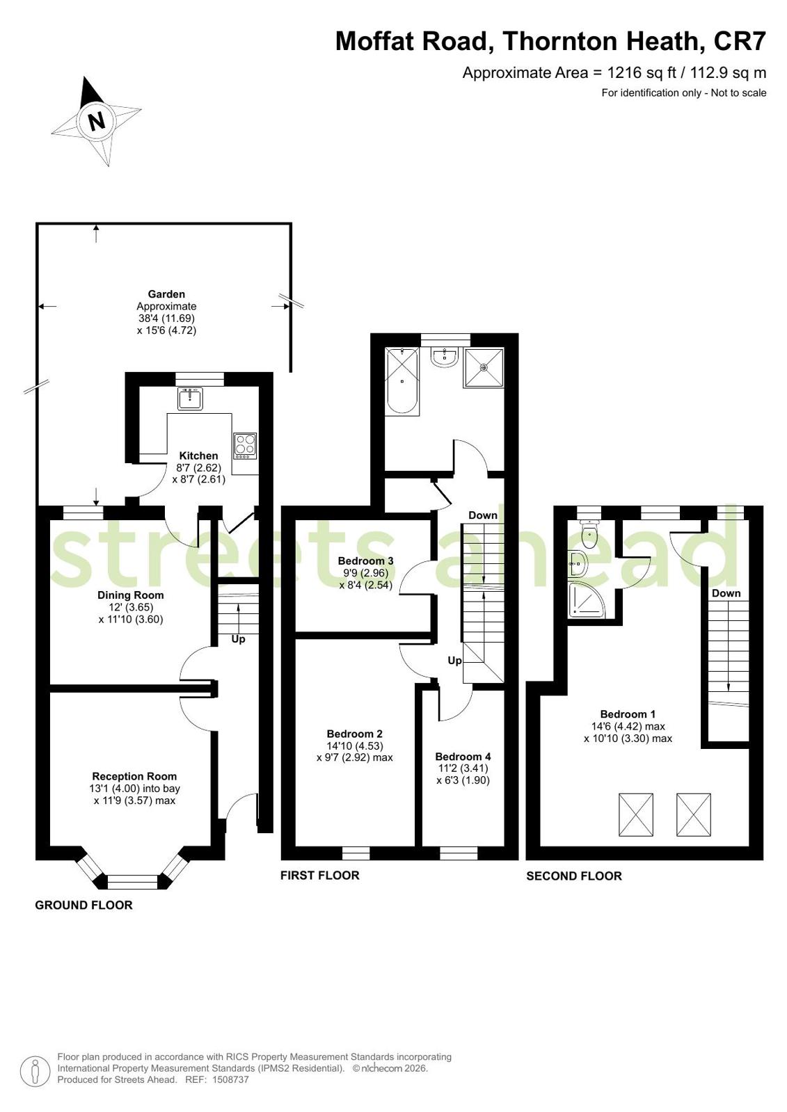 109, Moffat Road, Thornton Heath floorplan