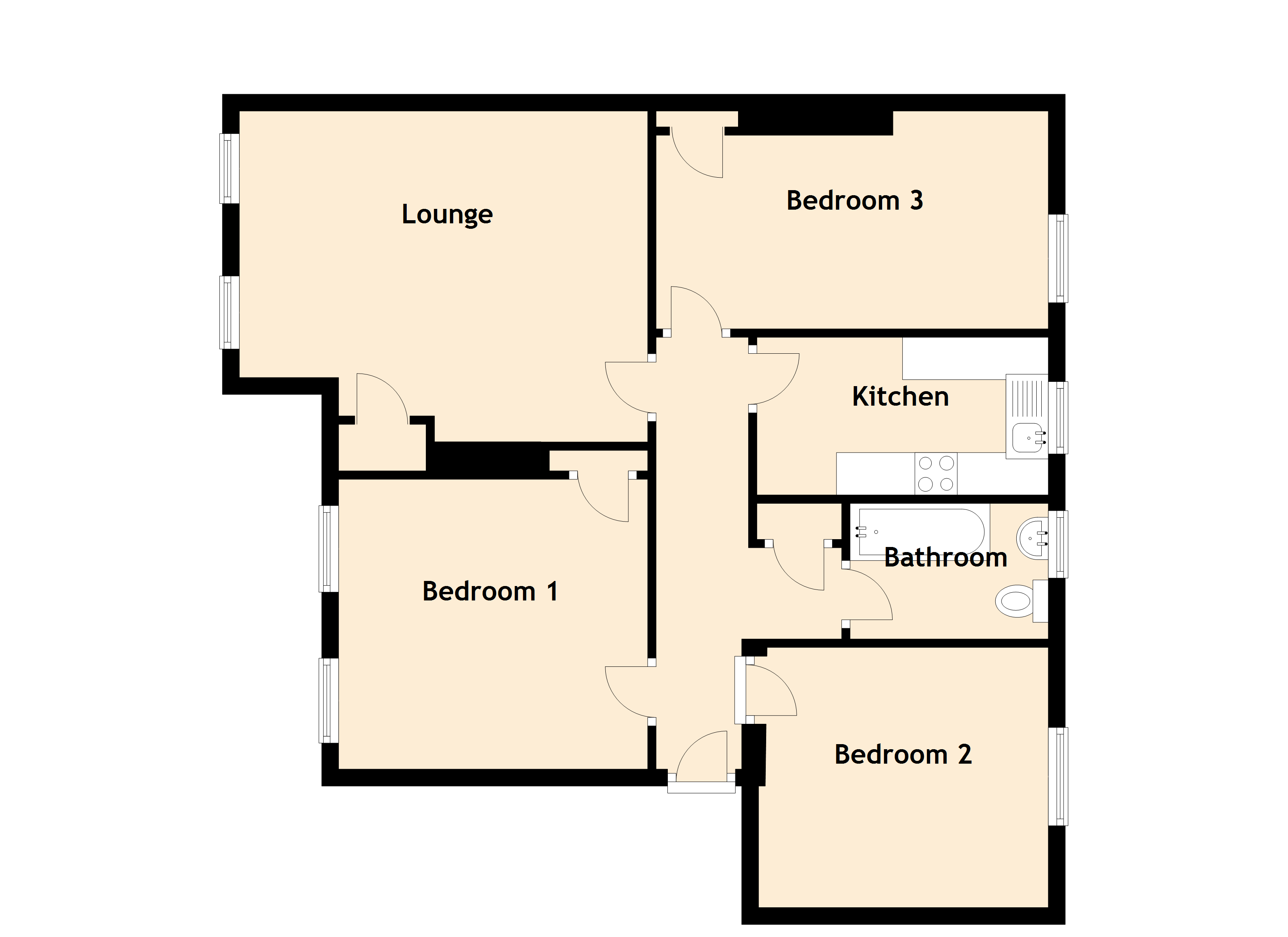 3 Bedrooms Flat for sale in Gorgie Road, Gorgie, Edinburgh EH11